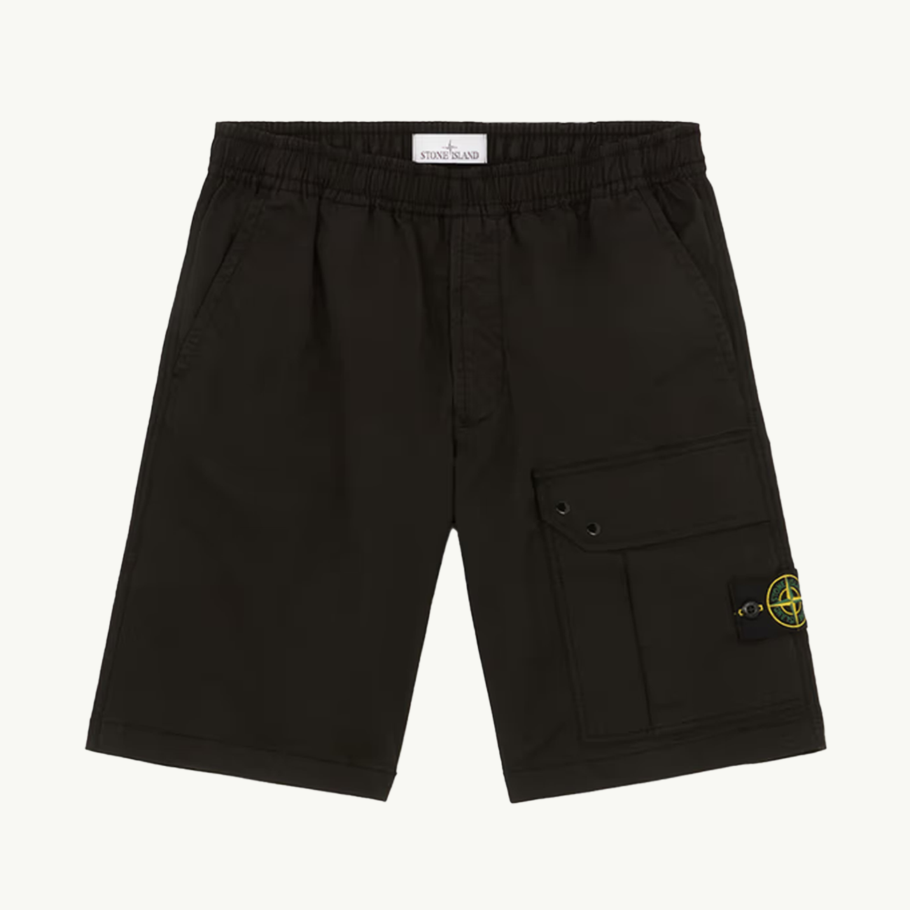 Bermuda Patch Short Regular - Black 2981