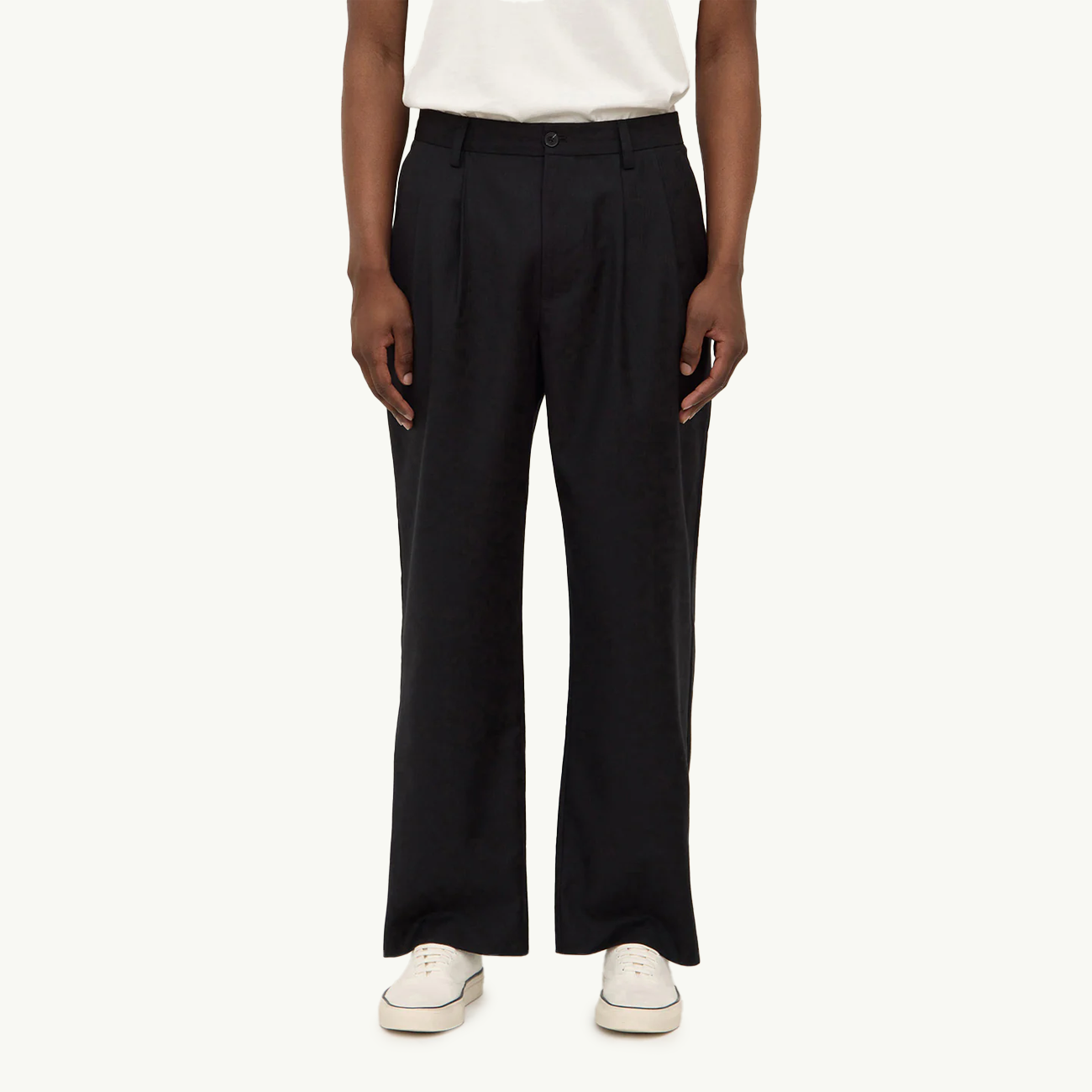 Mason Wool Pant - Black