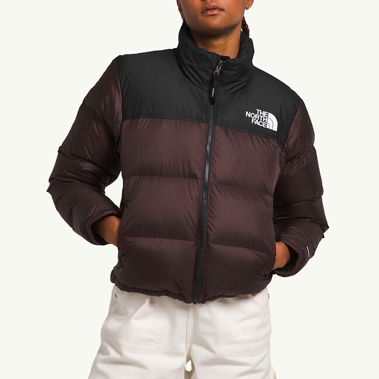 Women's 96 Retro Nuptse Jacket - Coal Brown