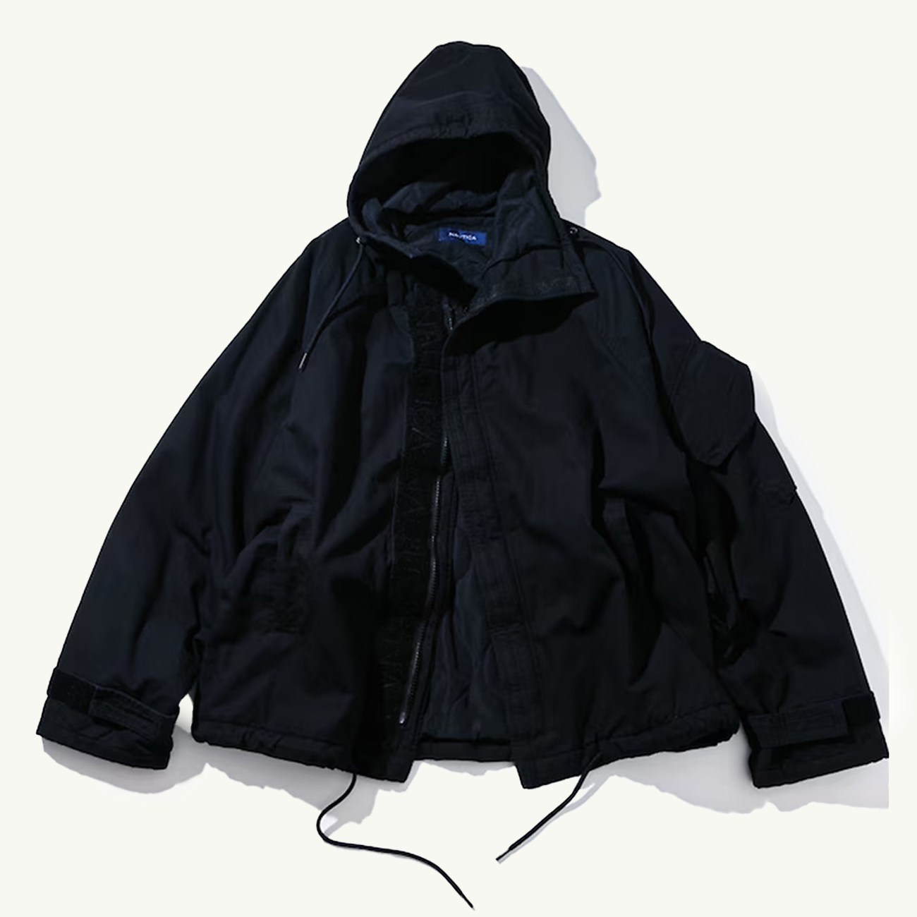 Quilted Short Blouson Jacket - Black