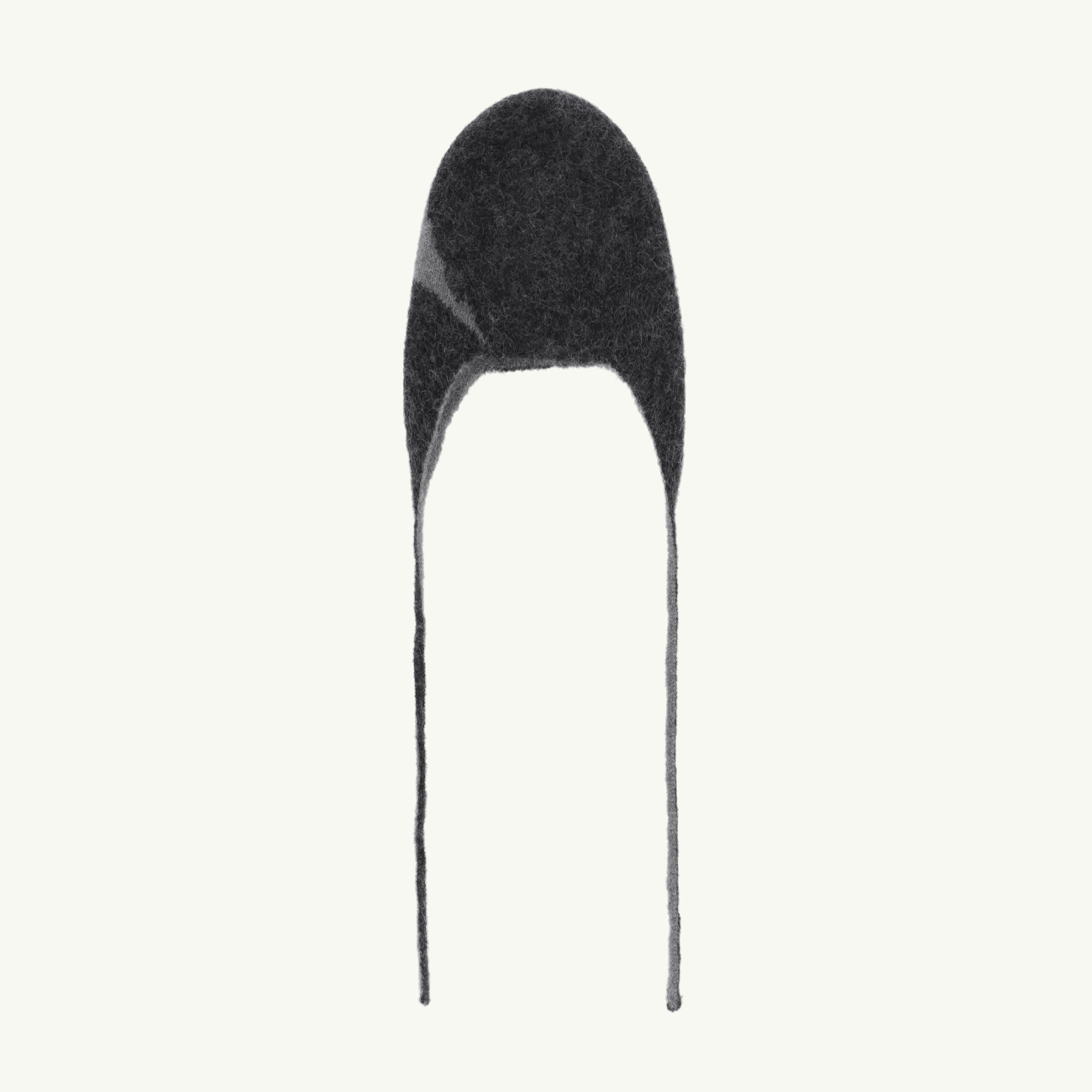 Bonnet Mohair Beanie - Black