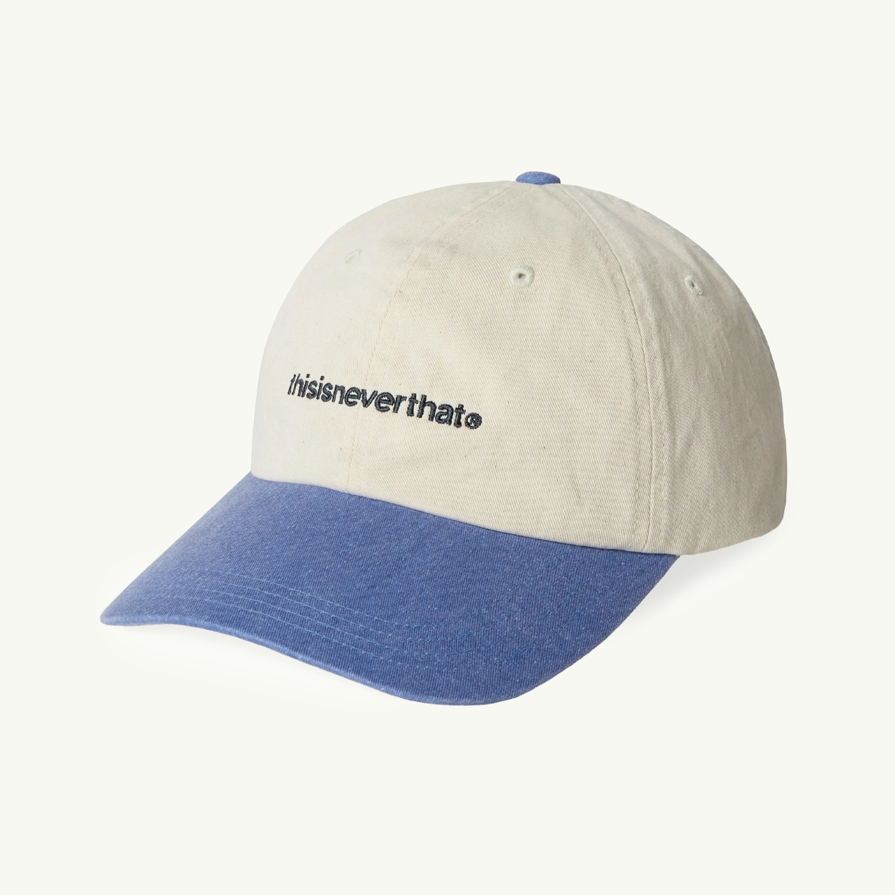T-Logo Cap - Ivory/Blue