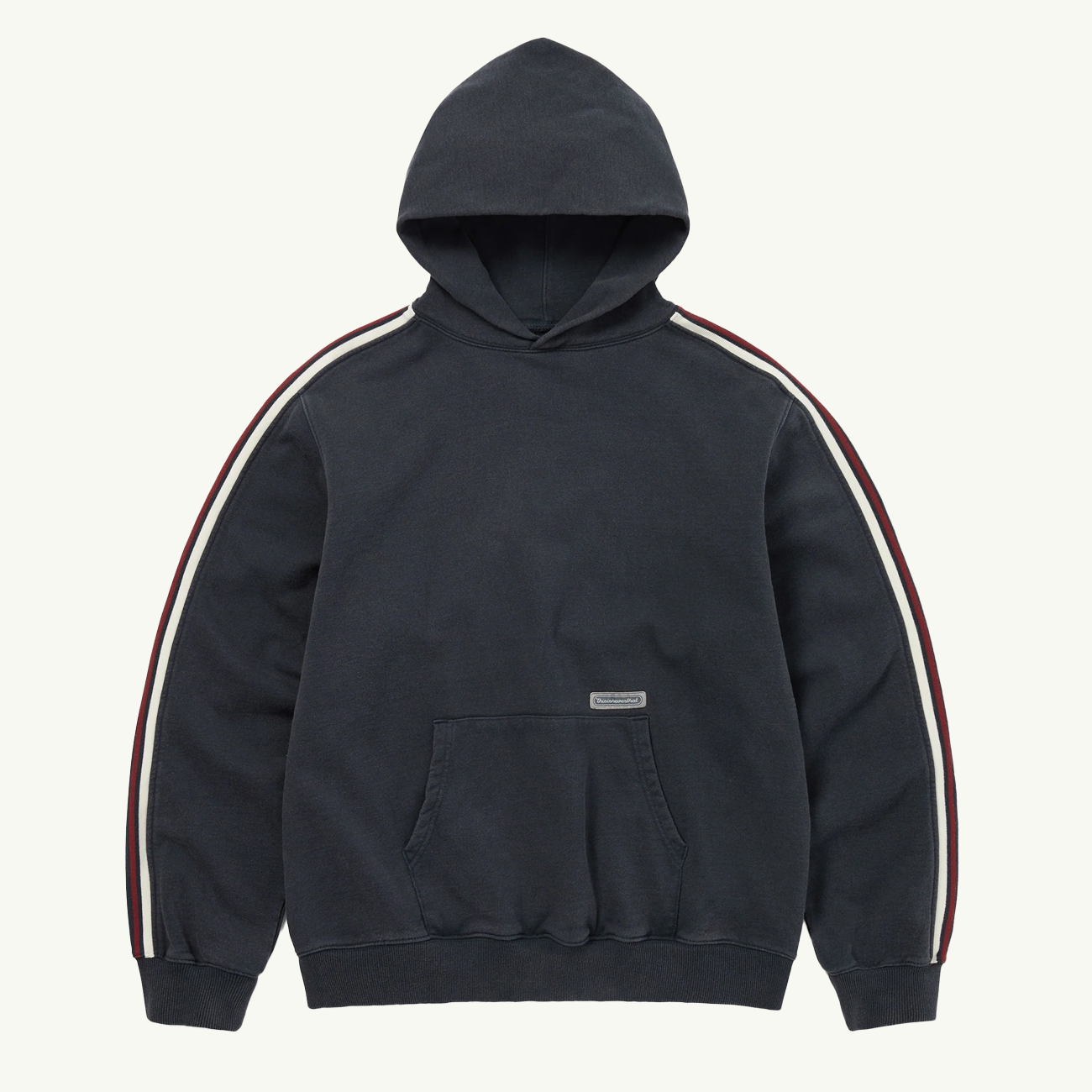 Striped Hoodie - Dark Navy