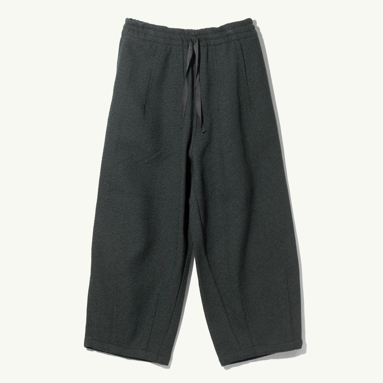 H.D. Pant Herringbone - Black/Green