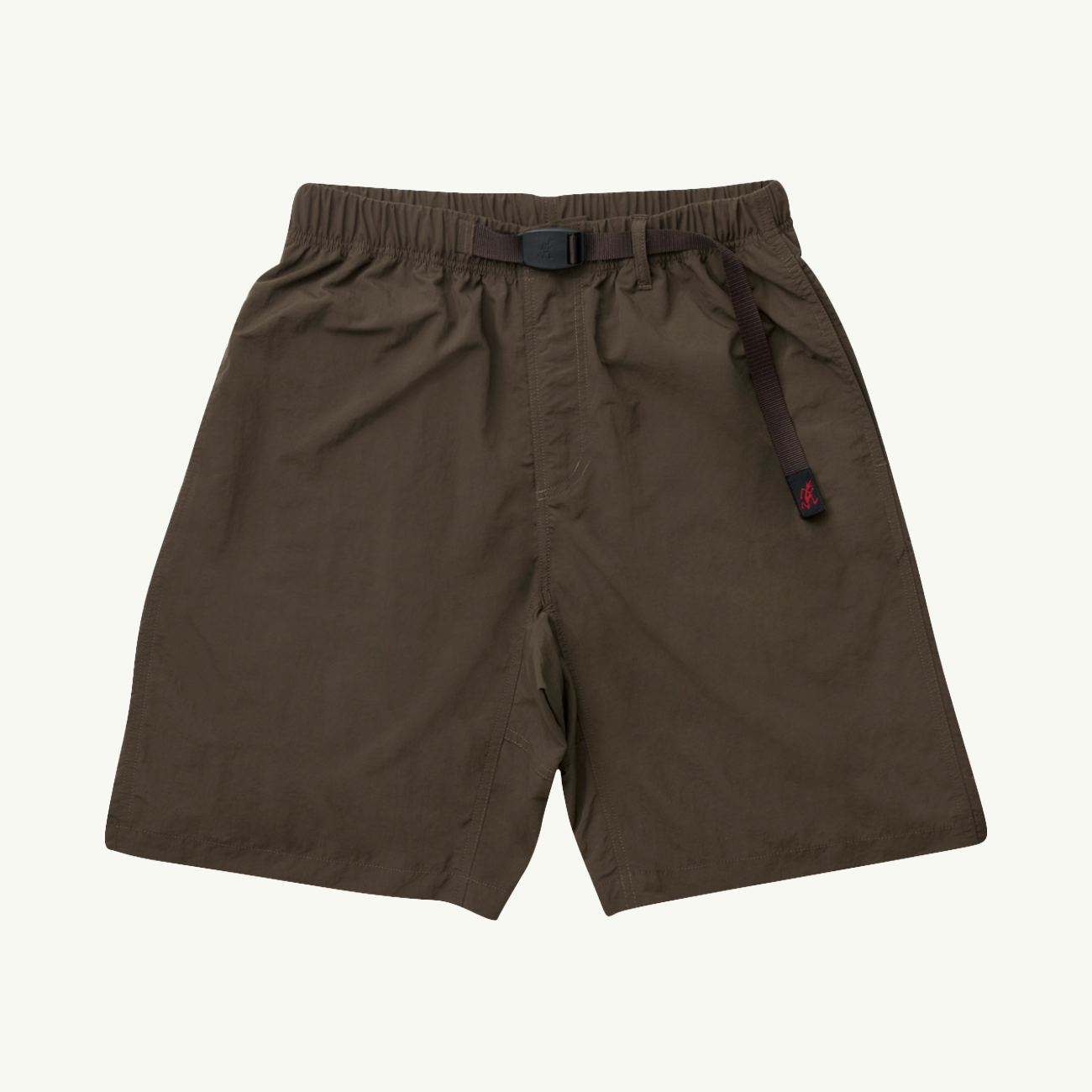 Nylon Loose Short - Deep Brown