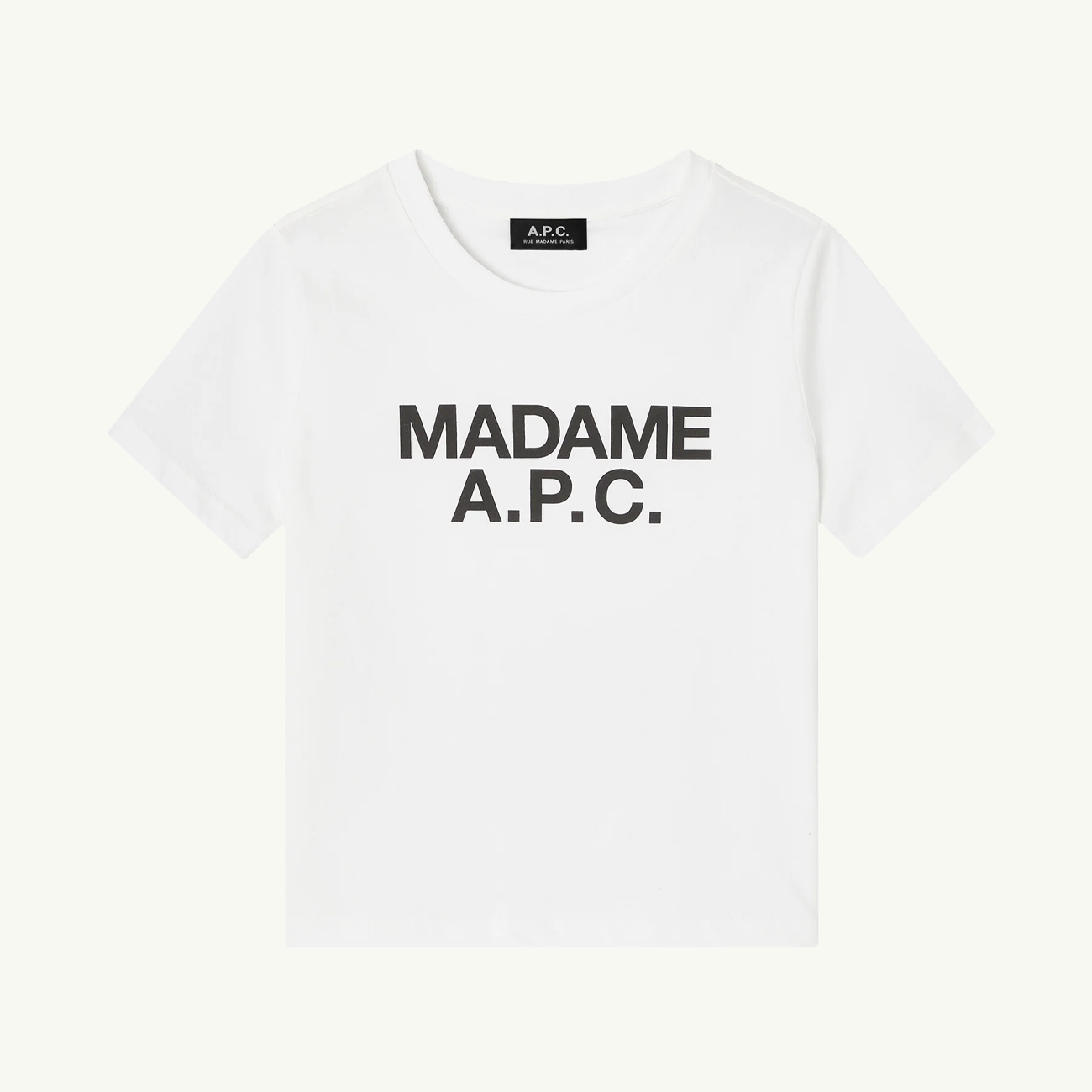 Madame A.P.C. Crop T-Shirt - Blanc