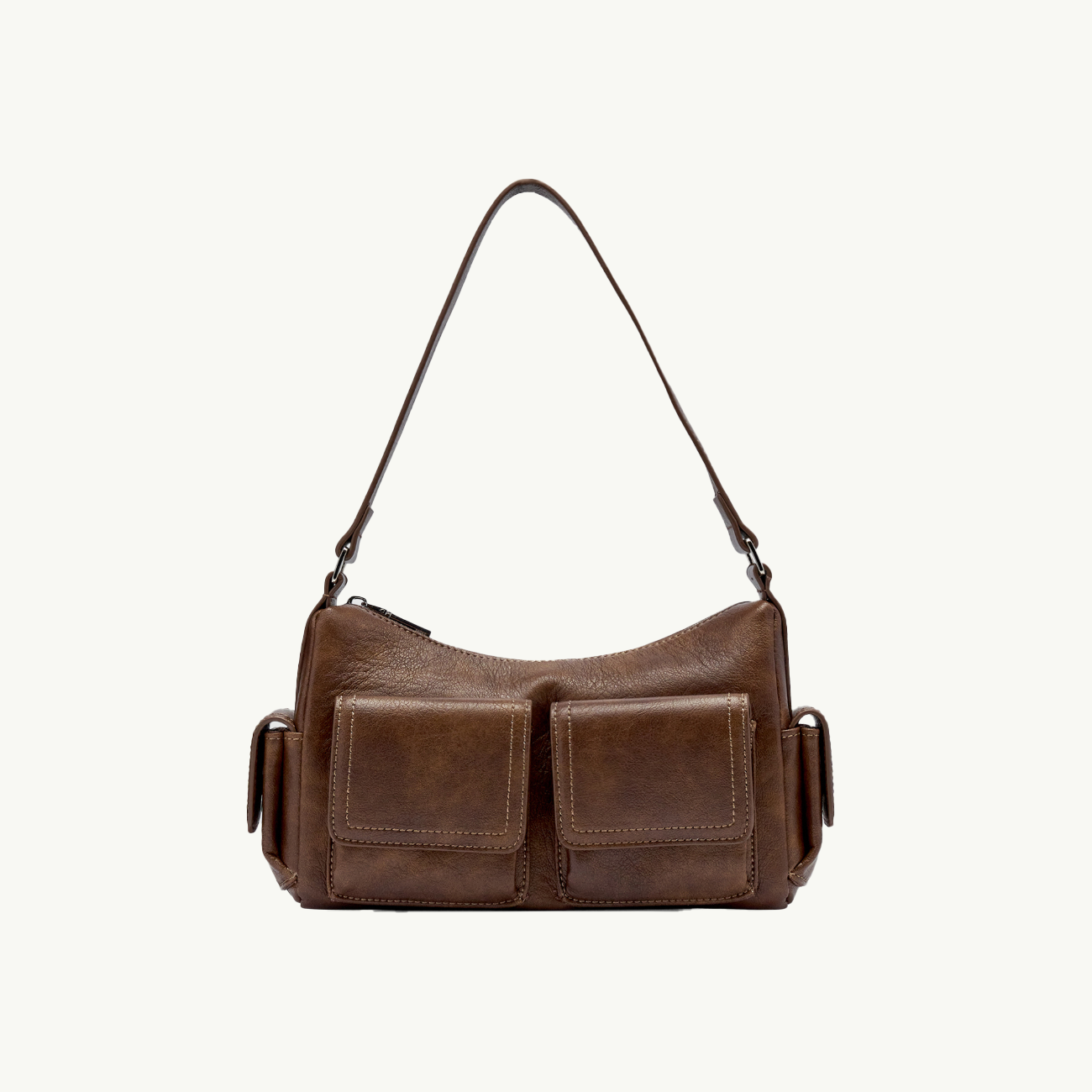 Rae Pocket Bag Mini - Worn Chocolate