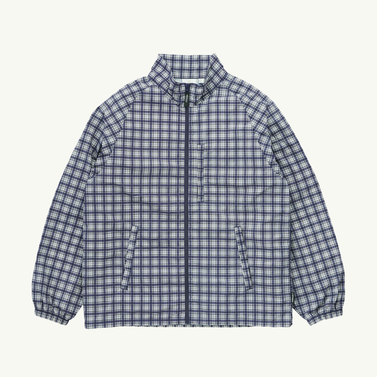 Checkered Shell Jacket - Navy Check