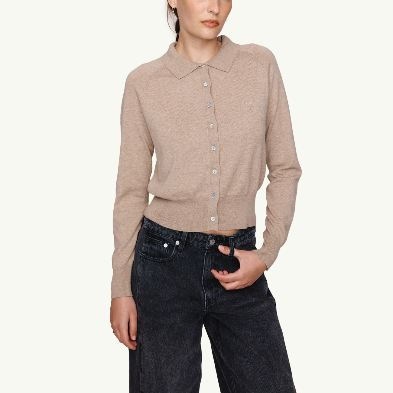 Foundations Cardigan - Oatmeal