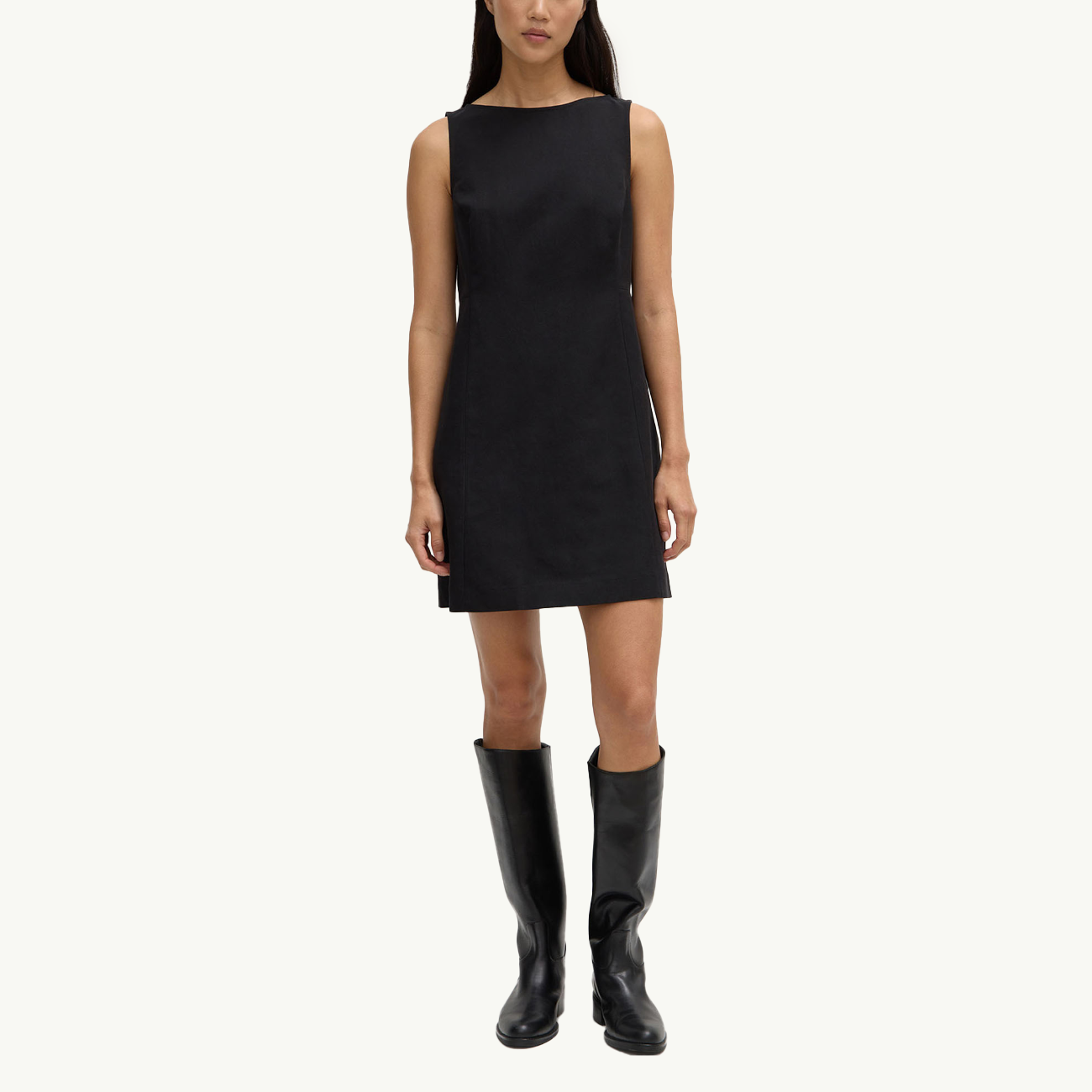 Octavia Mini Dress - Black