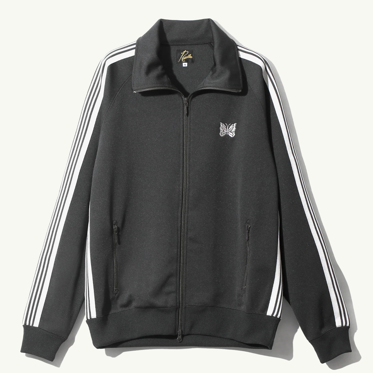 Track Jacket Poly Smooth - Charcoal