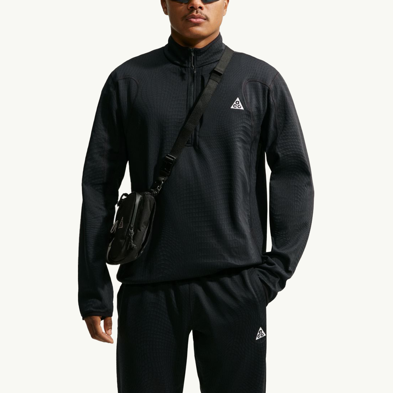 ACG Wolf Grid Therma-FIT 1/2-Zip Hiking Top - Black