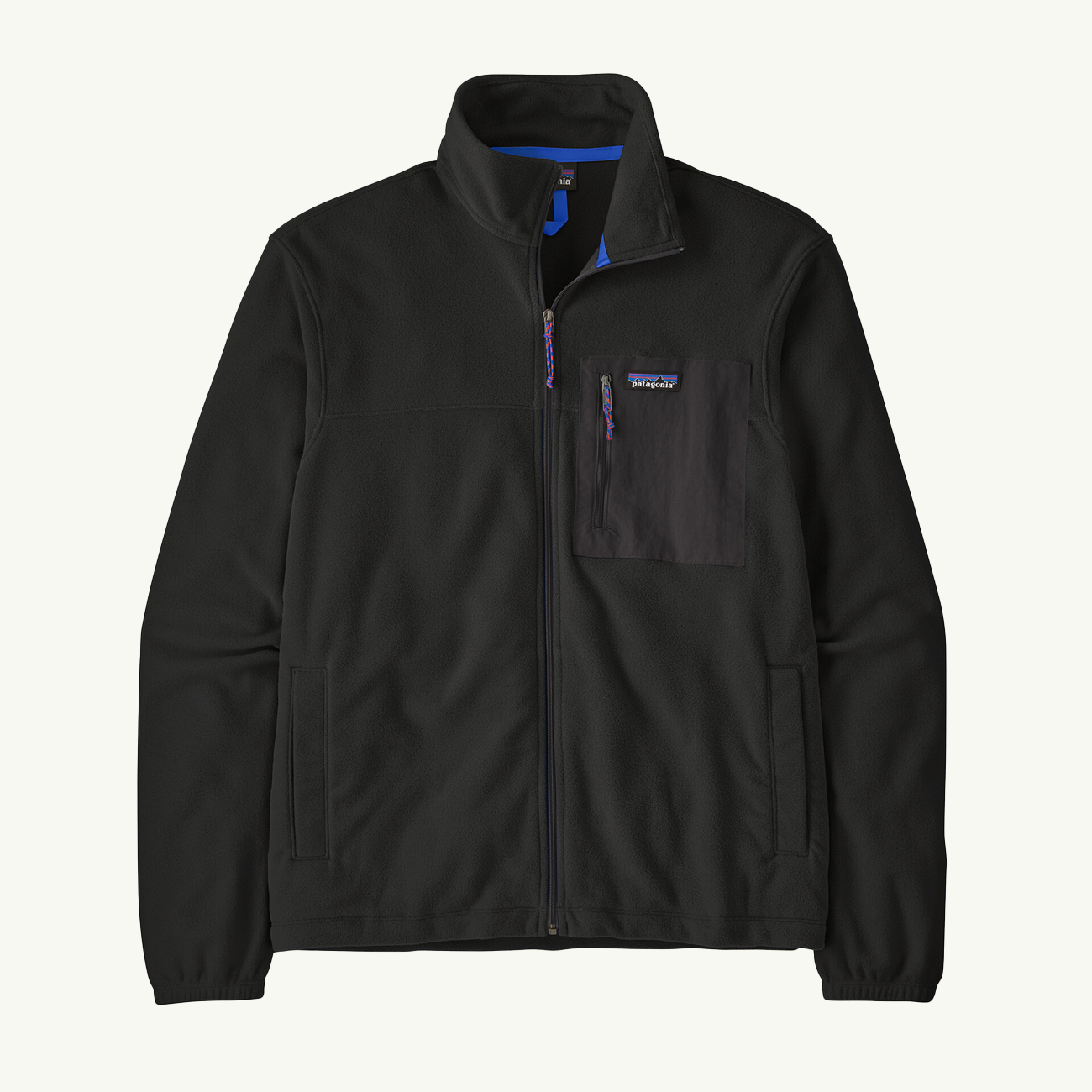 Micro D Patch Pocket Jacket - Black