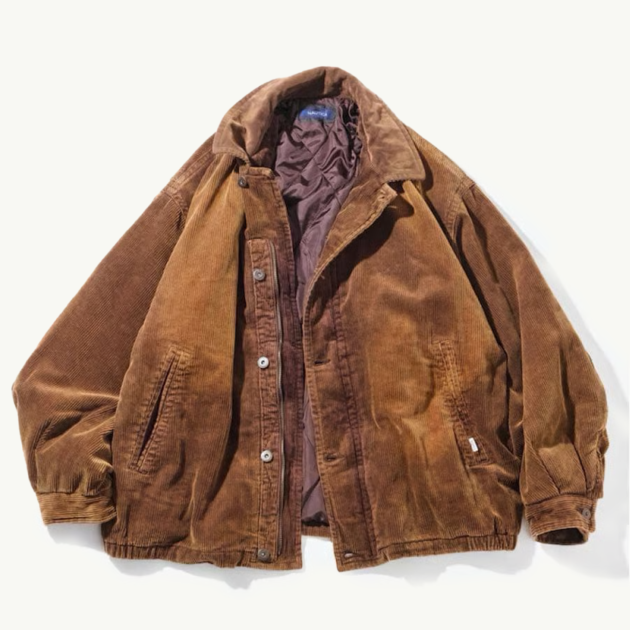 Padding Cord Jacket - Brown