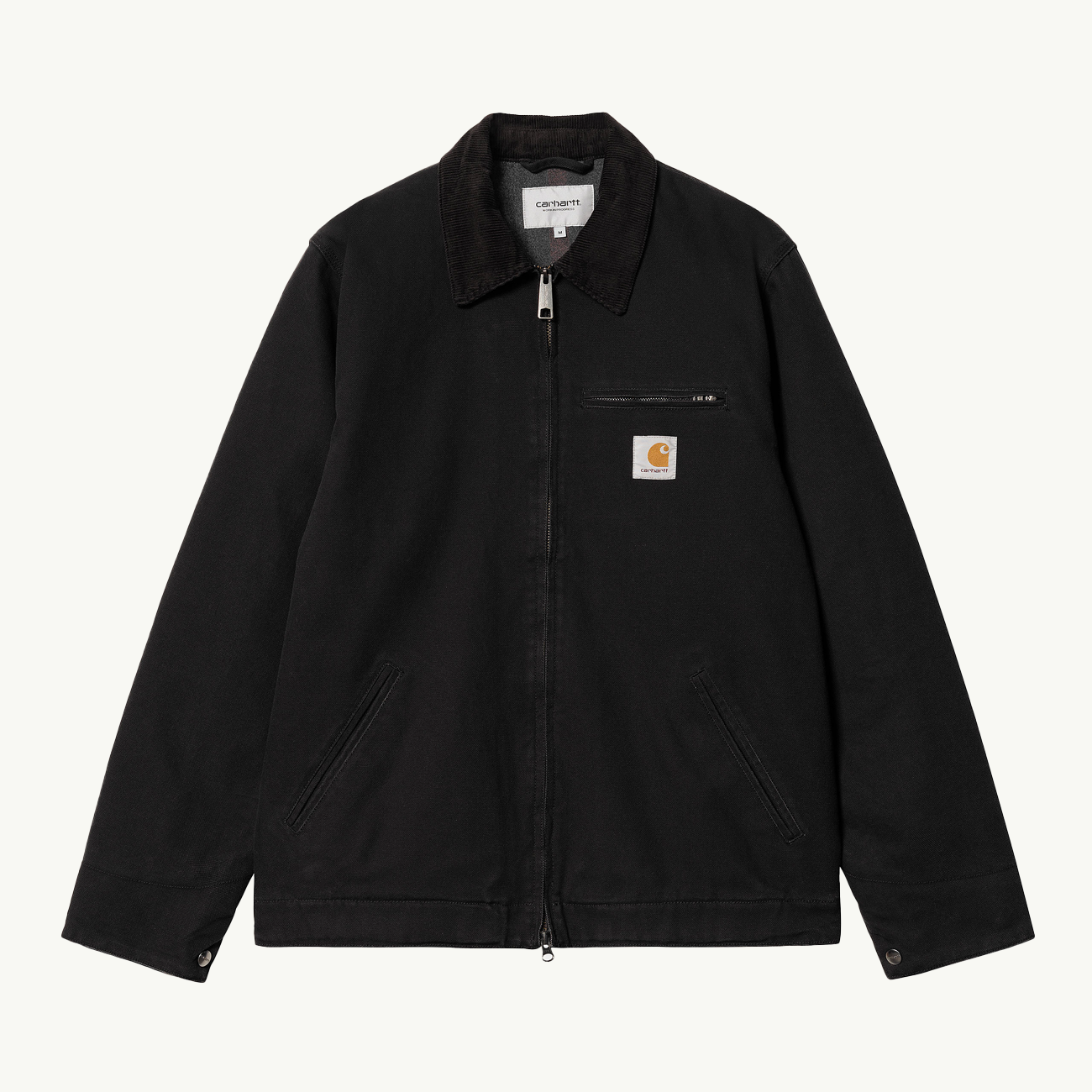 Detroit Jacket - Black/Black Rinsed