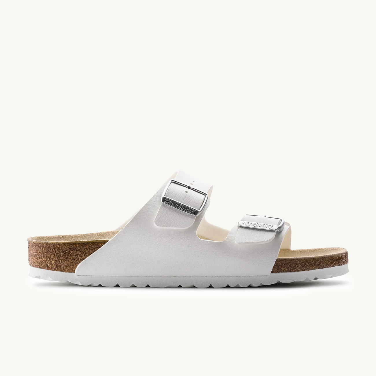 Arizona Smooth Leather Narrow - White