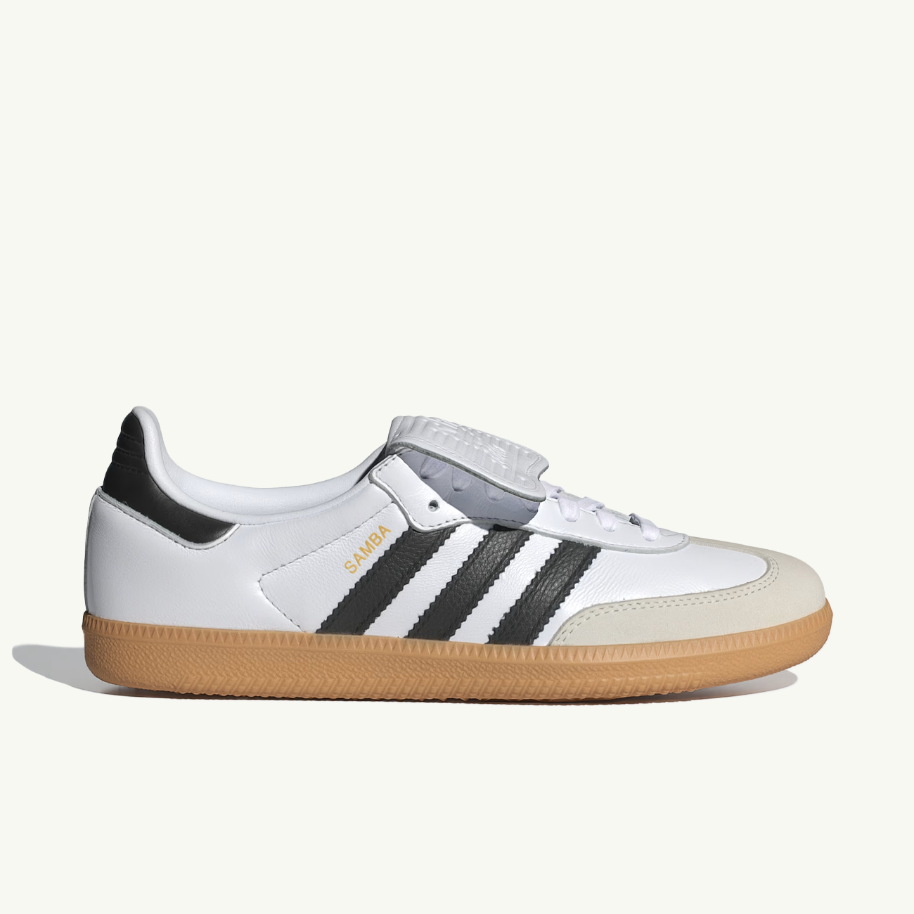 Women's Samba LT - White/Core Black/Gold Metallic