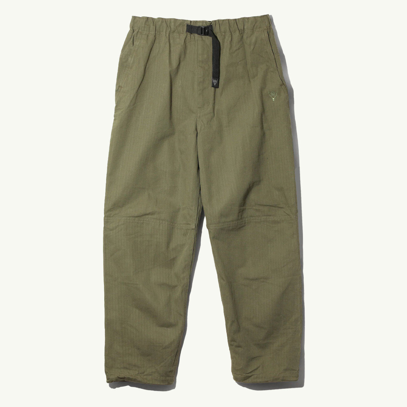 Trek Pant Cotton Herringbone - Olive