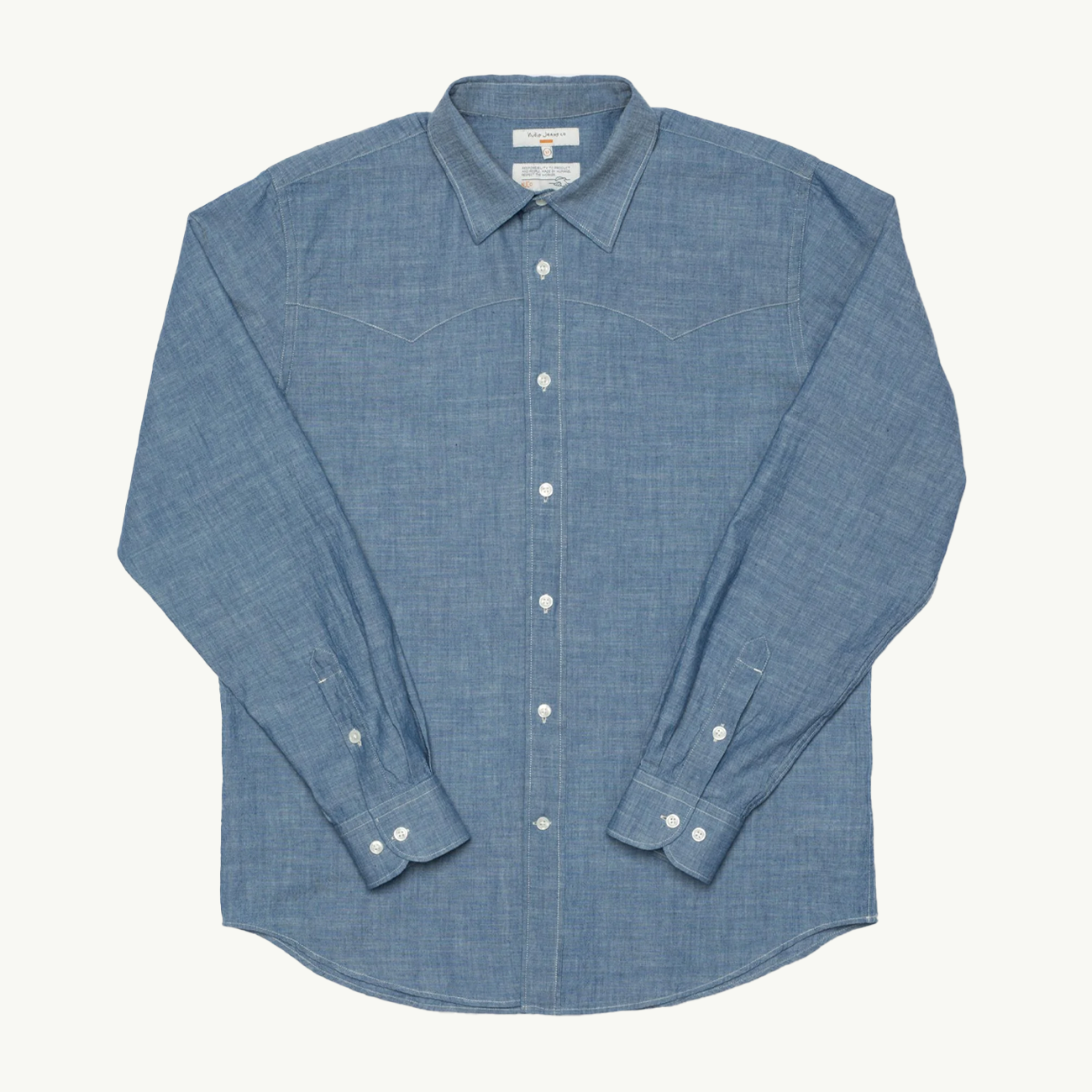 George Chambray Shirt - Blue