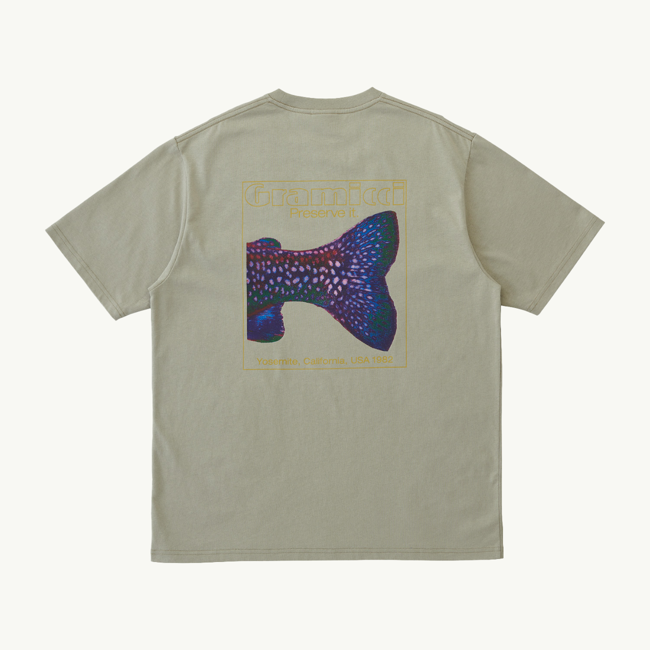 Trouttail Tee - Beige