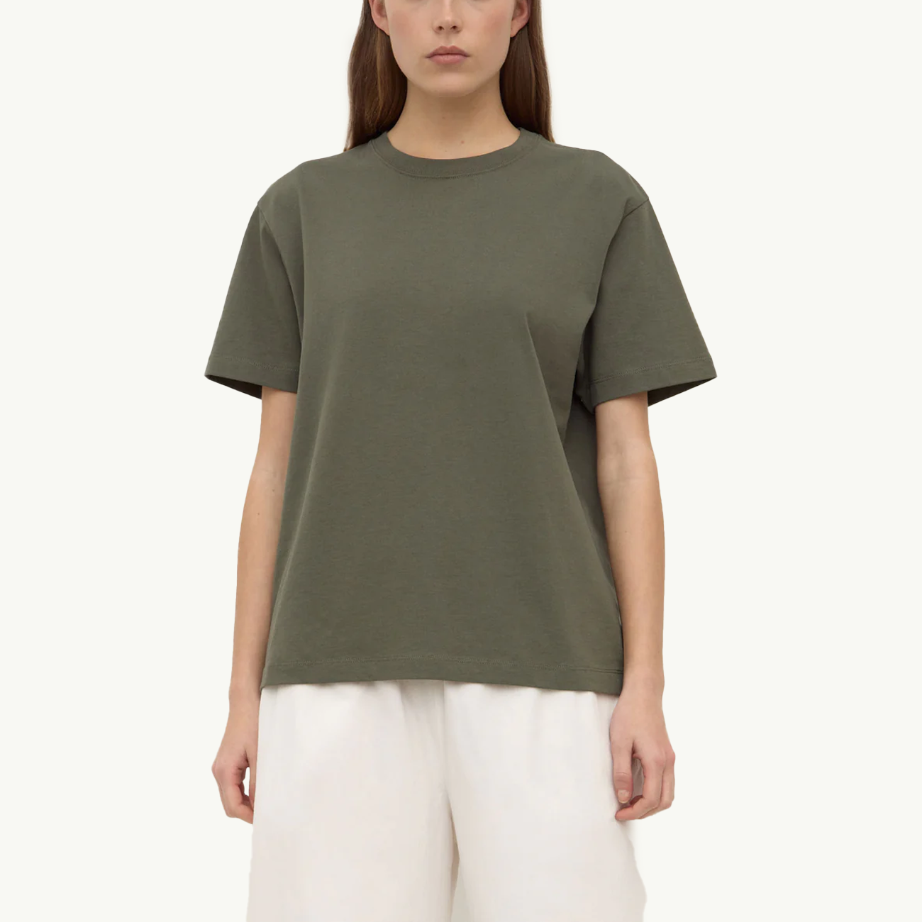 Women's Organic Base Tee - Moss