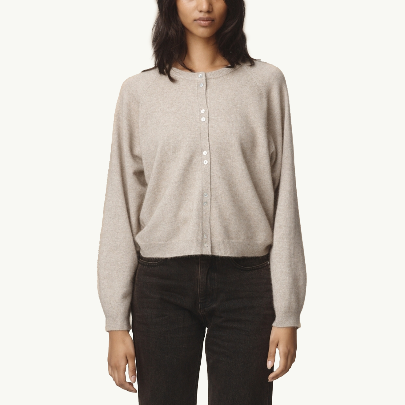 Babette Cardigan - Buff