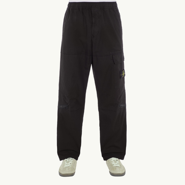 Pants Patch Comfort Double Zip - Black 2980