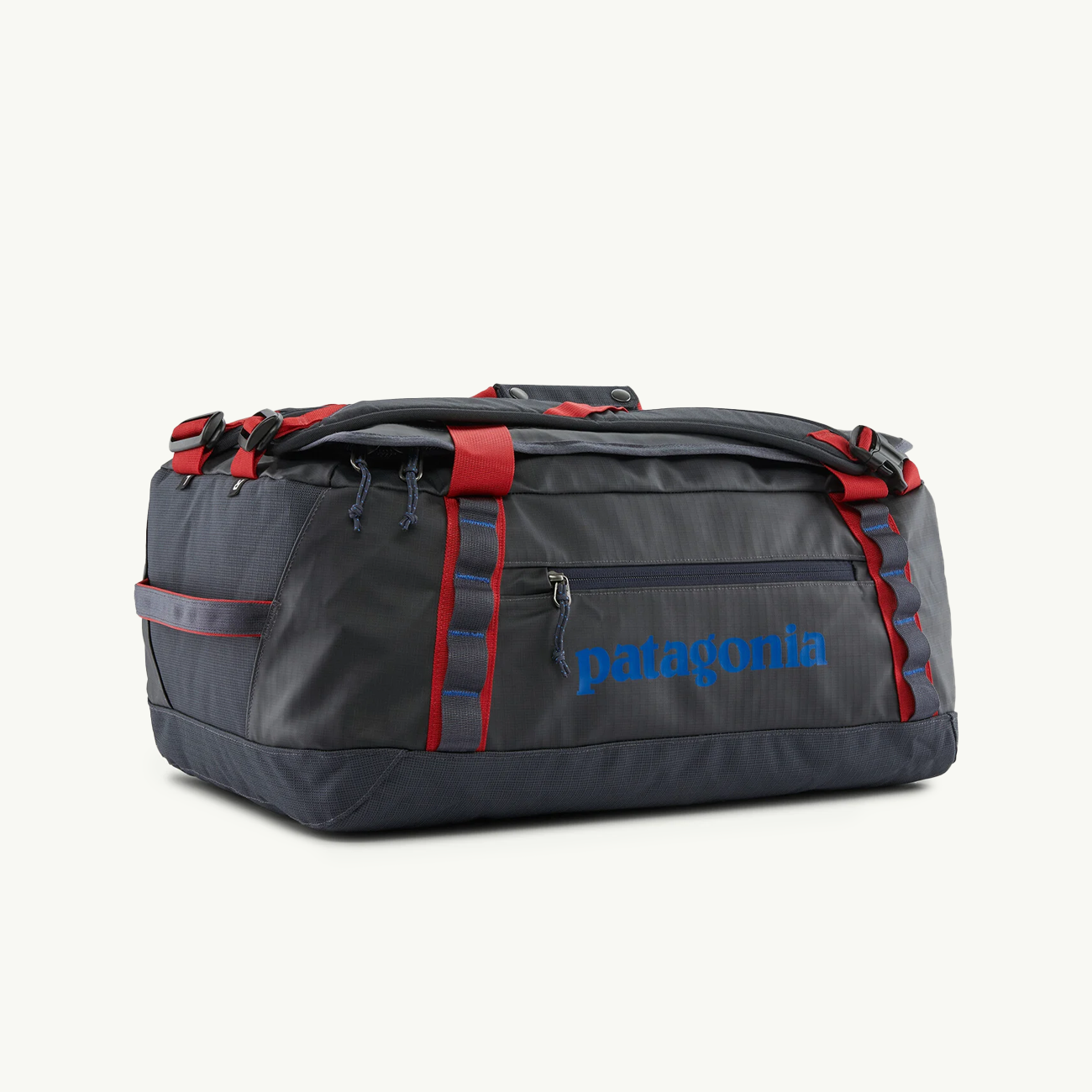 Black Hole Duffel 40L - Smolder Blue/Amanita Red