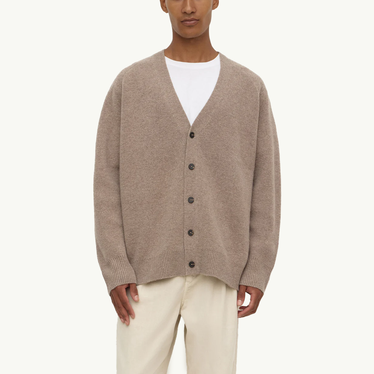 Jed Wool Cardigan - Wool Marle