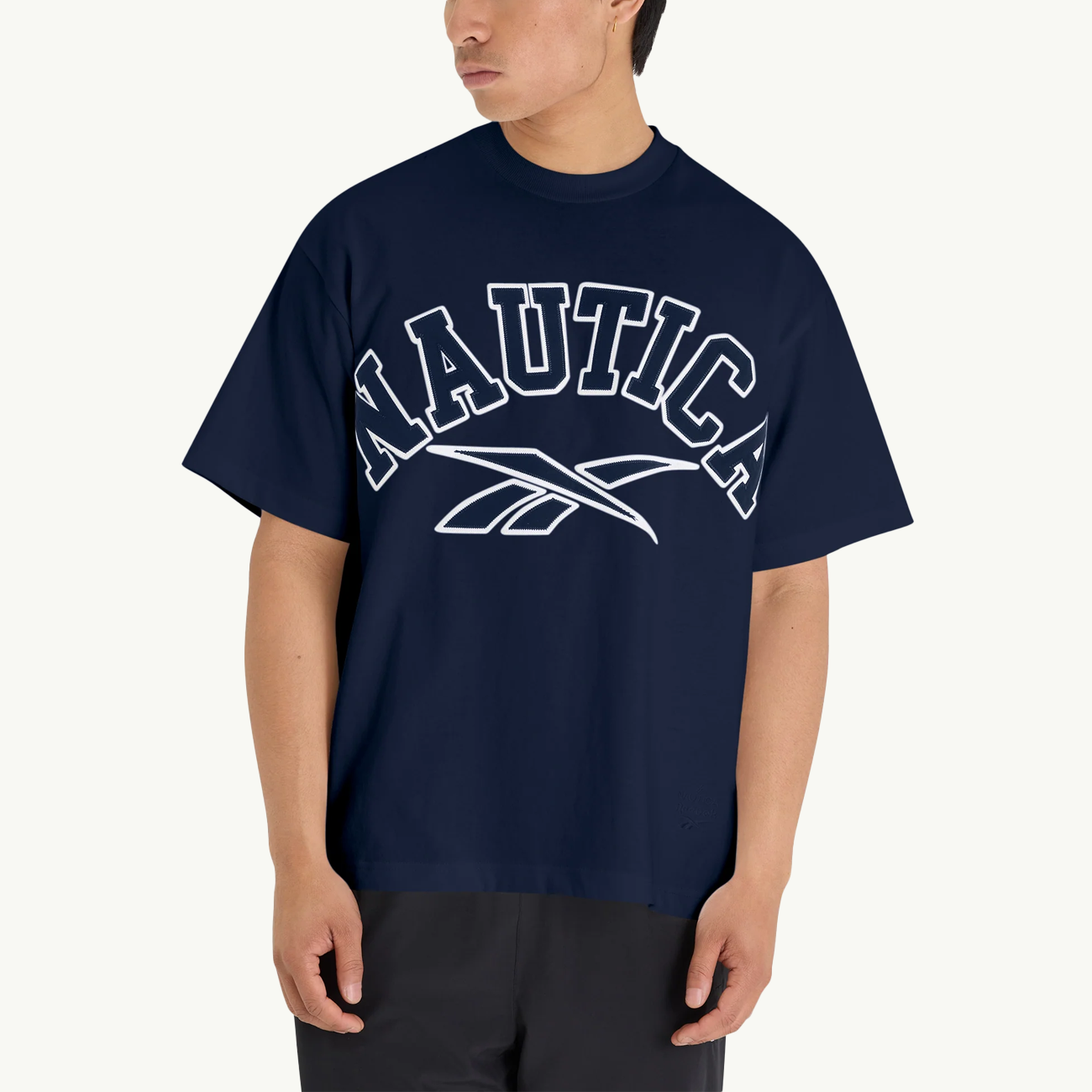 Nautica Japan x Reebok SS Pigment Dyed Tee - Navy