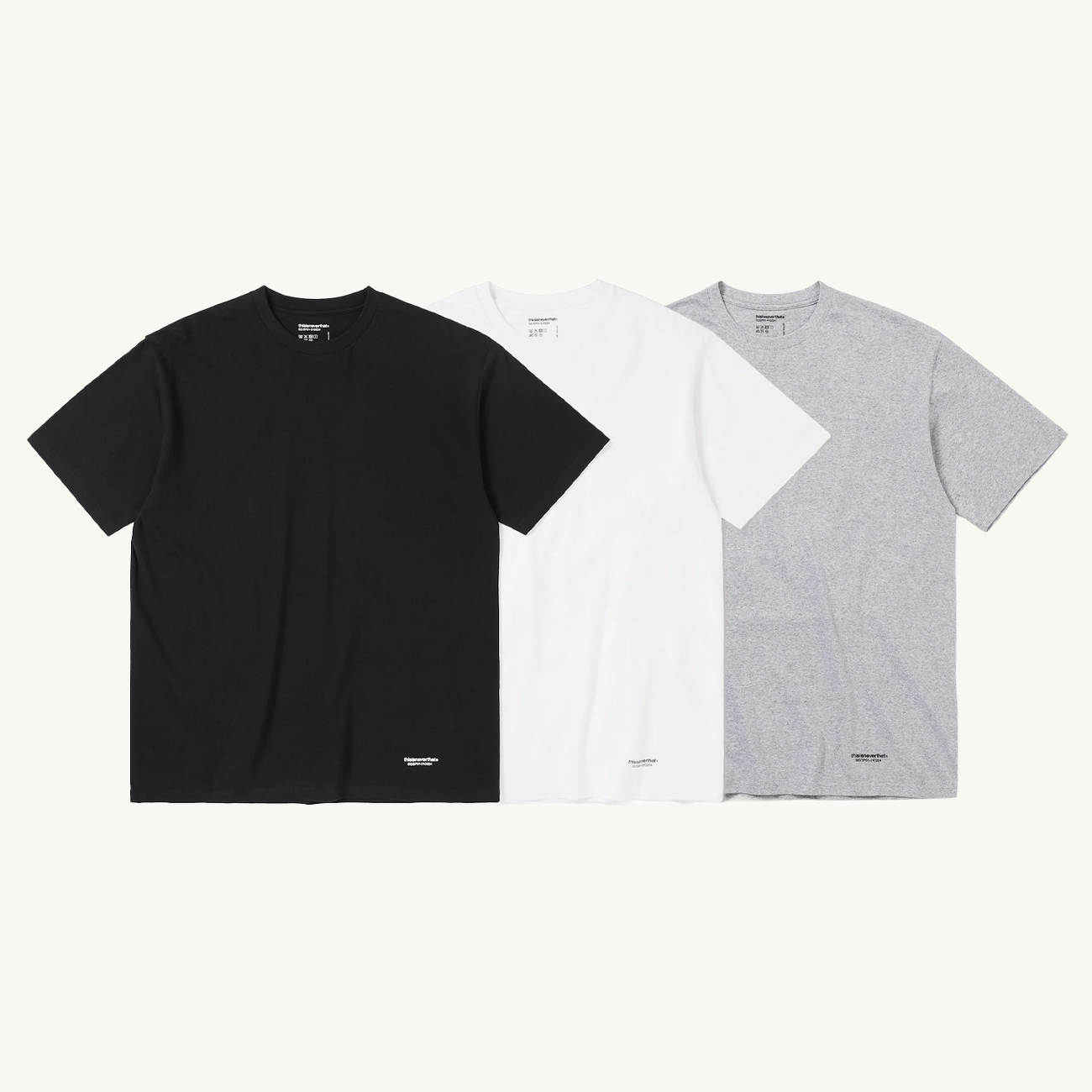3 Tagless T-Shirts - Multi
