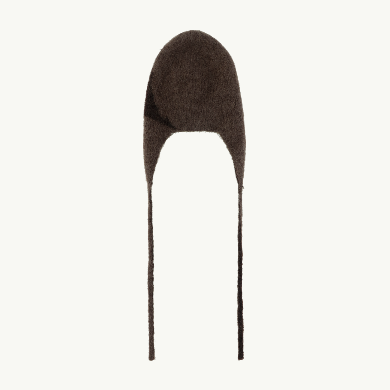 Bonnet Mohair Beanie - Brown