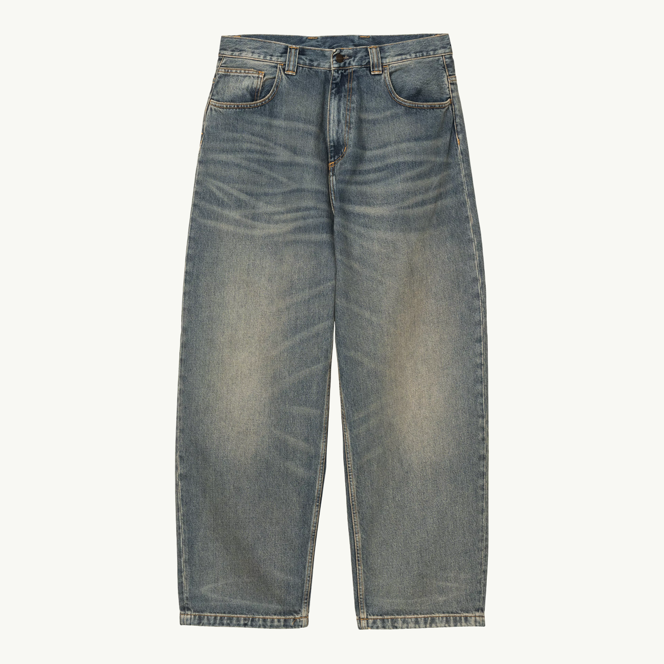 Brandon Pant - Blue Worn Used Wash