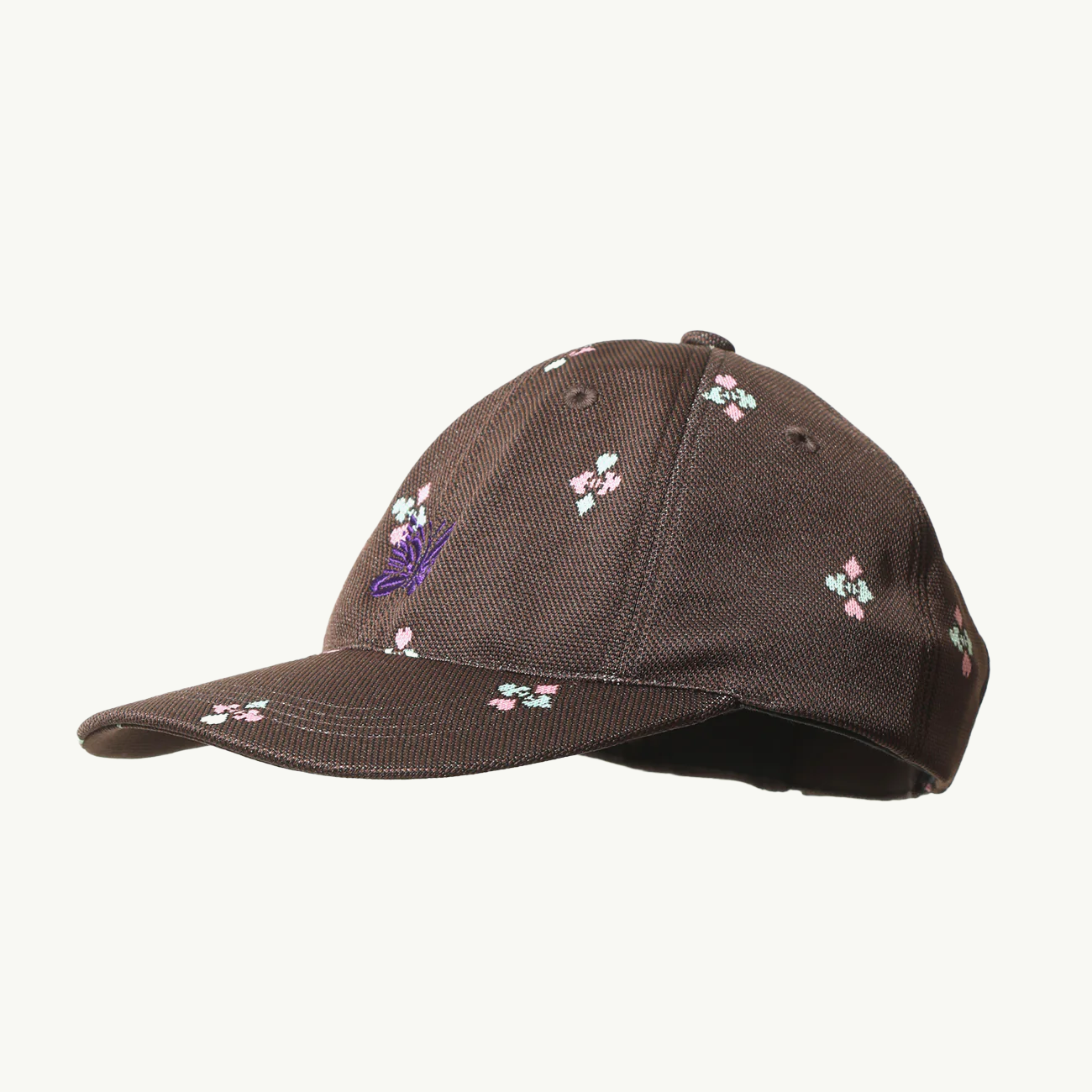 Baseball Cap Poly Jacquard - Brown/Black Jack