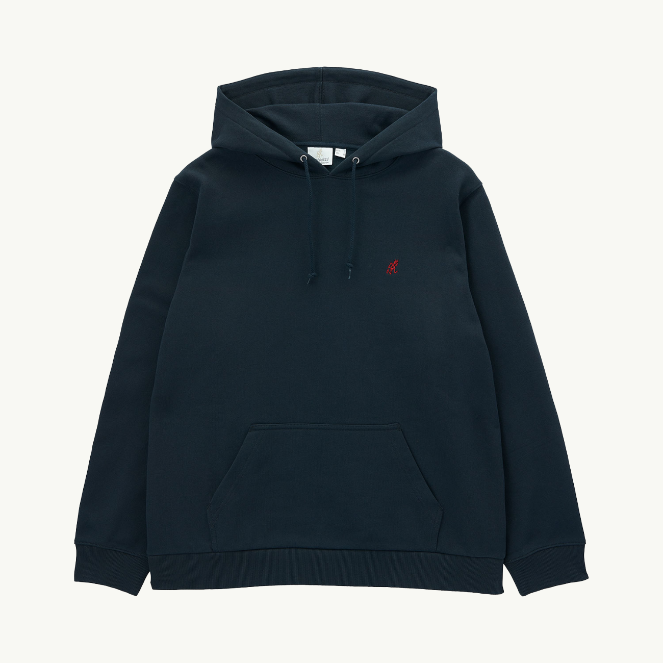 One Point Hooded Sweatshirt - Vintage Black