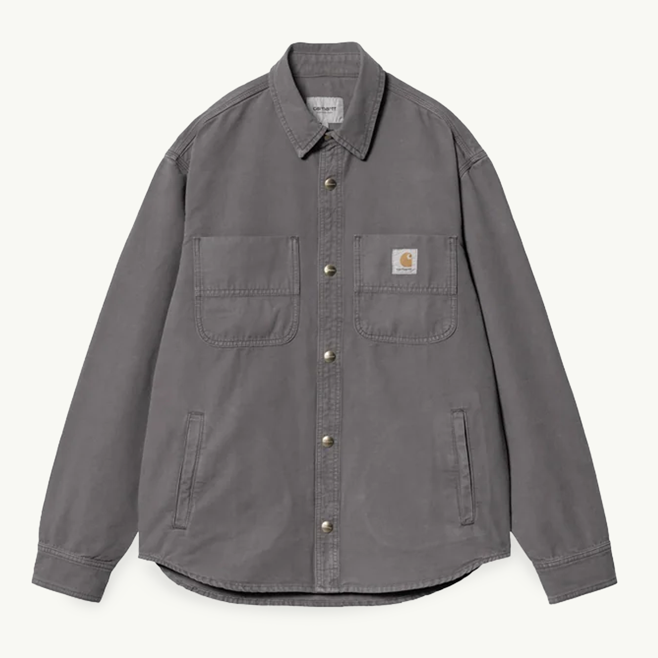 Conra Shirt Jacket - Graphite Stone Dyed