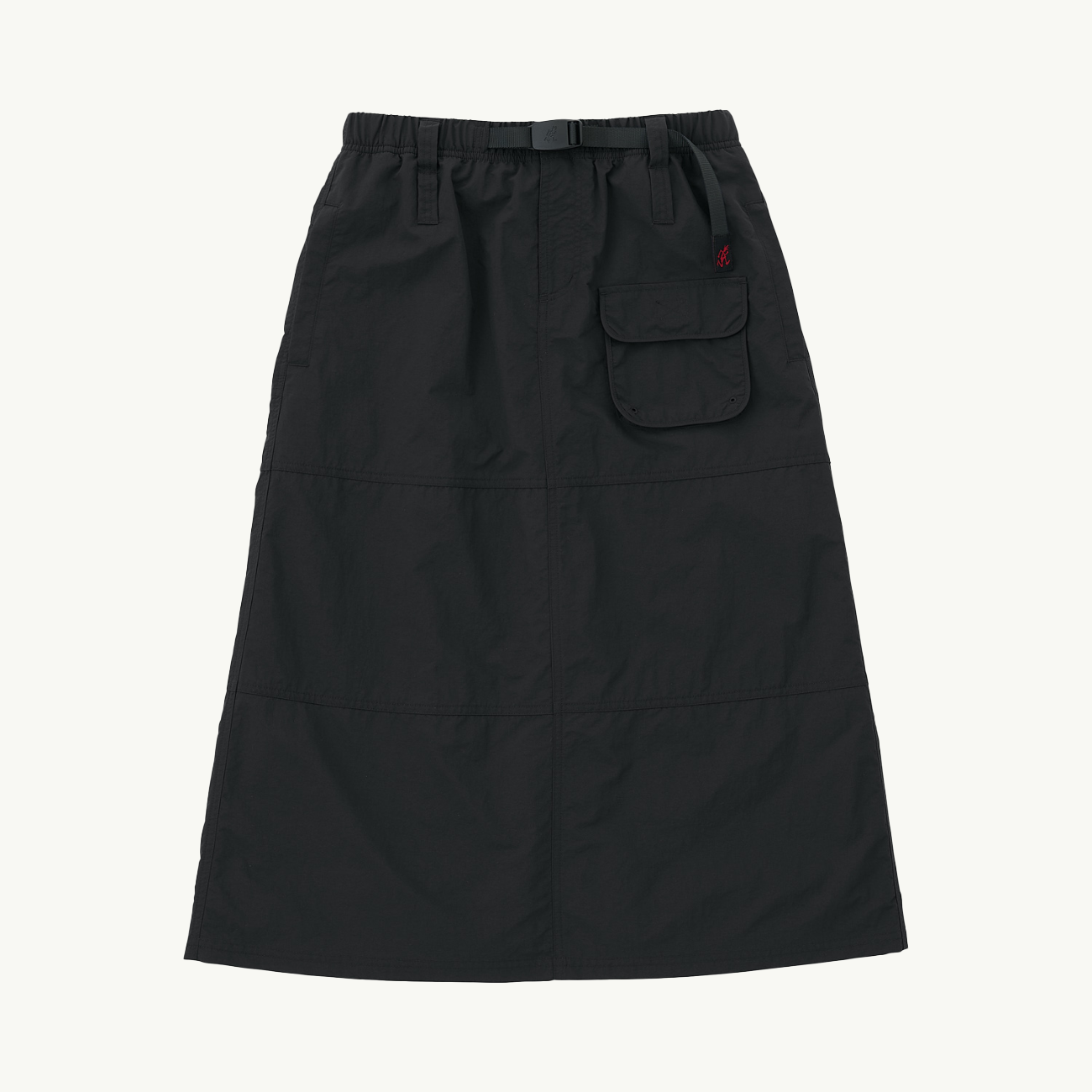 Nylon Utility Skirt - Black