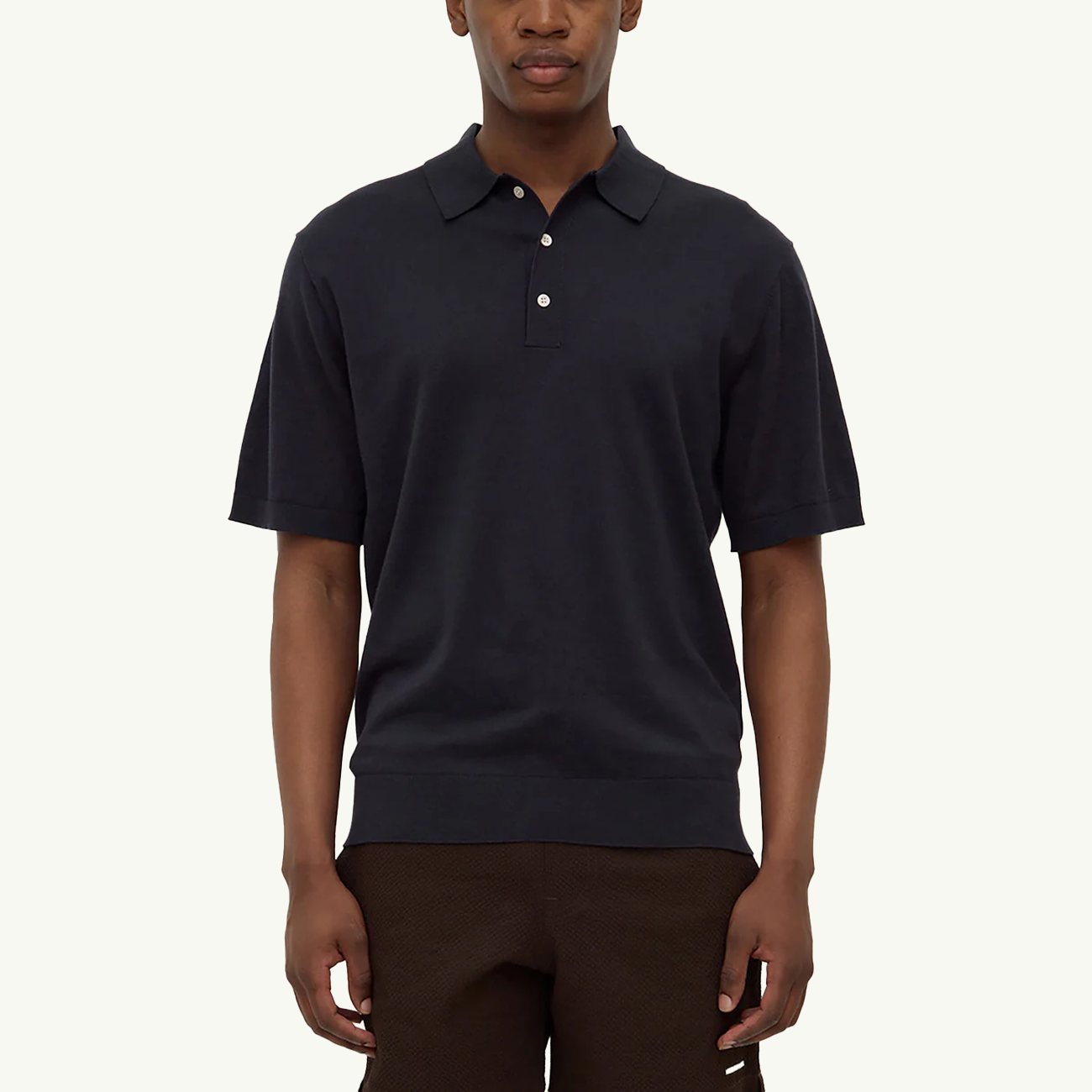 Henry Knit Polo - True Navy