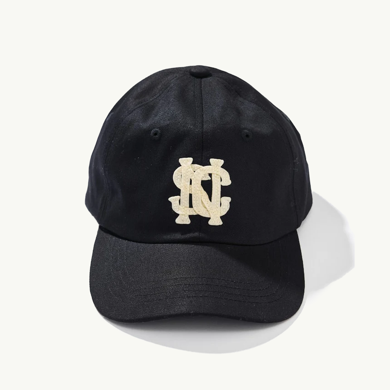 Sailing Club Logo Twill Cap - Black