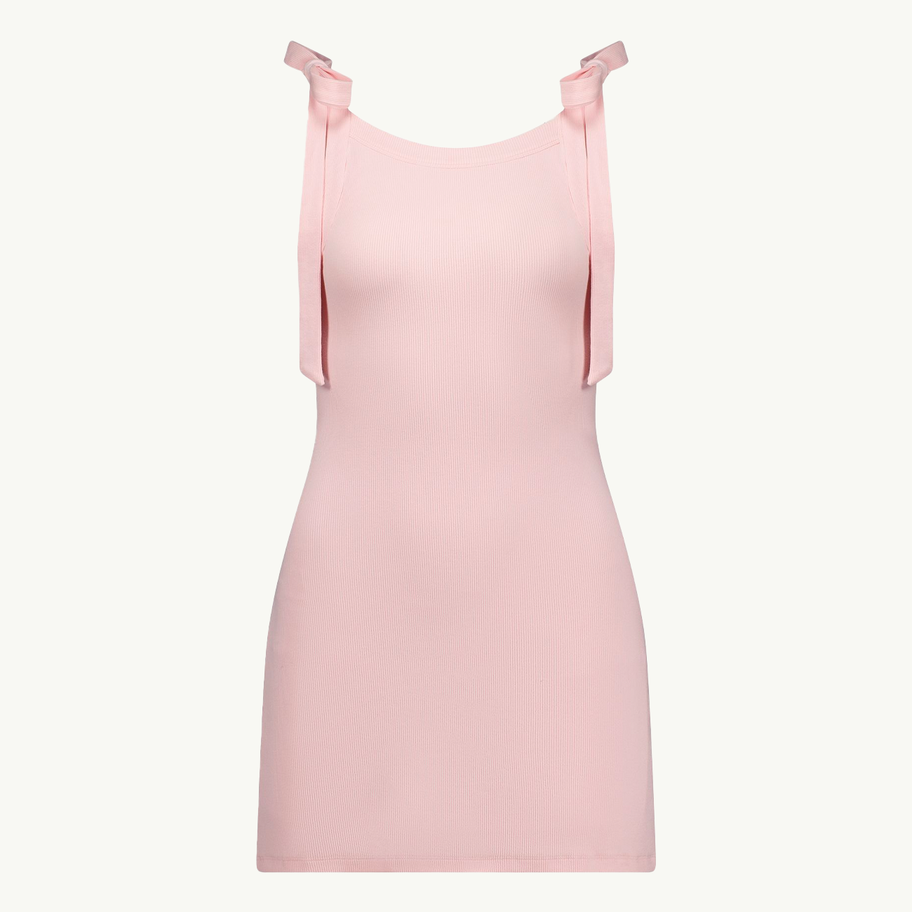 Marsden 2.0 Mini Dress Rib - Light Pink