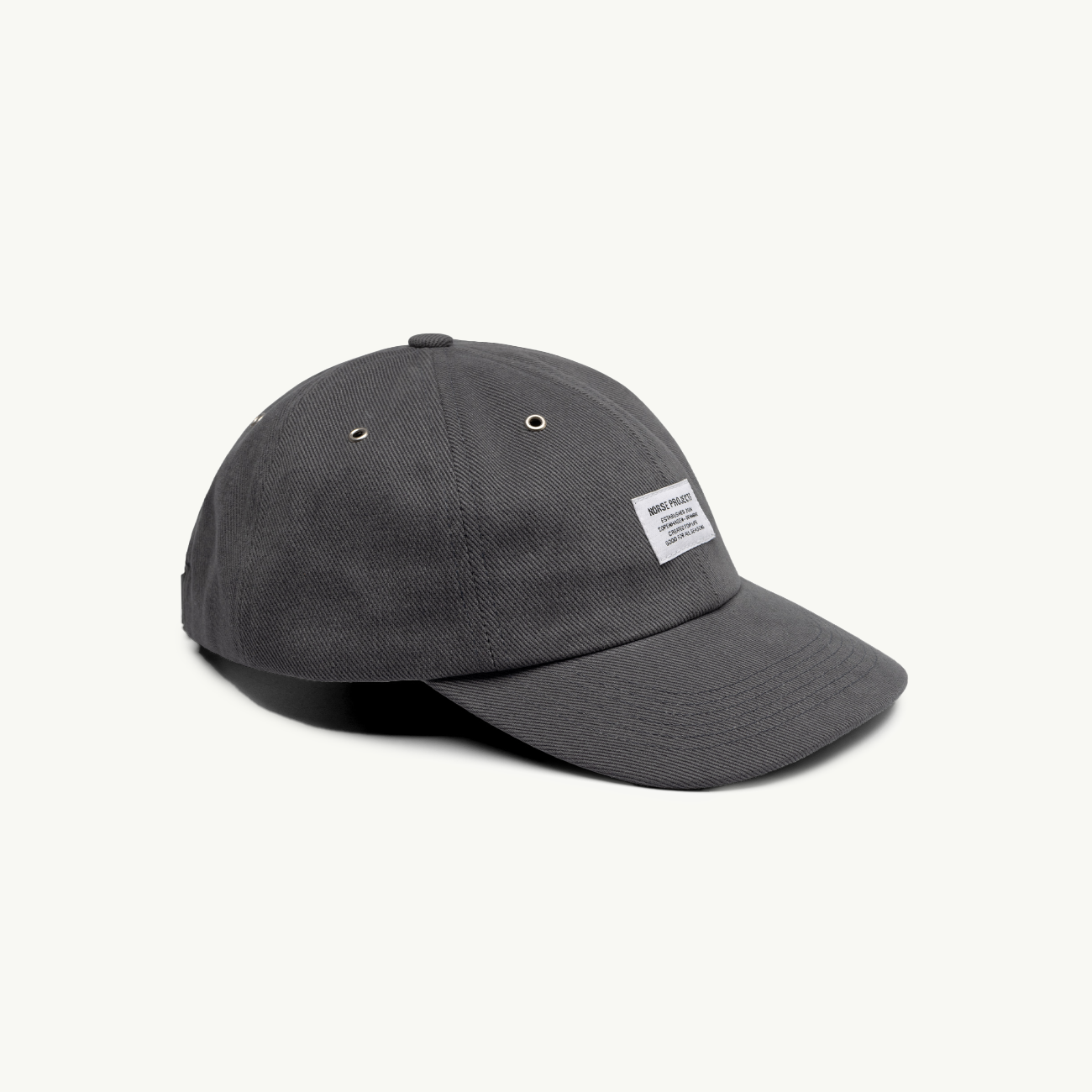 Bull Twill Denim 6-Panel Cap - Graphite