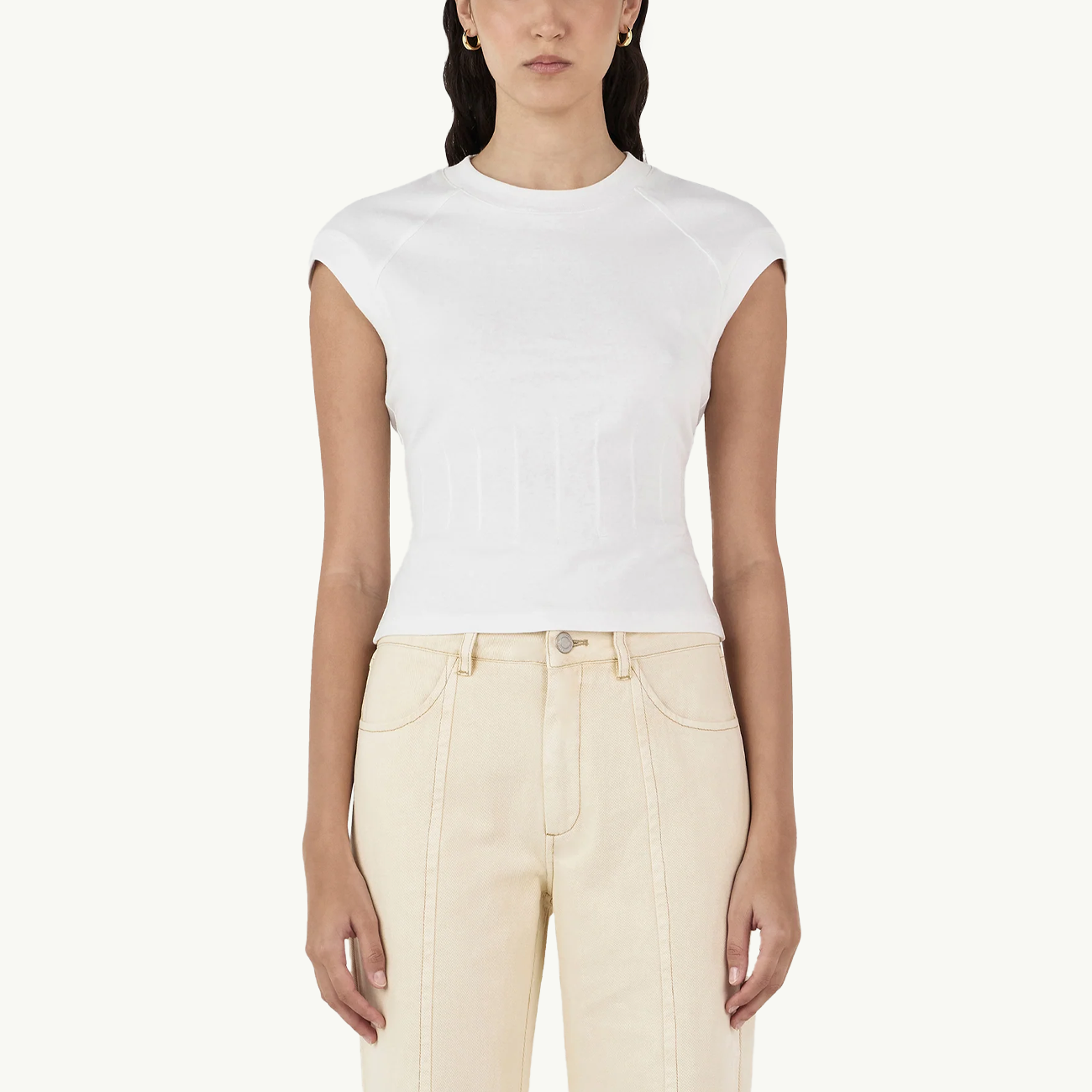 Gigi Baby Tee - Ivory