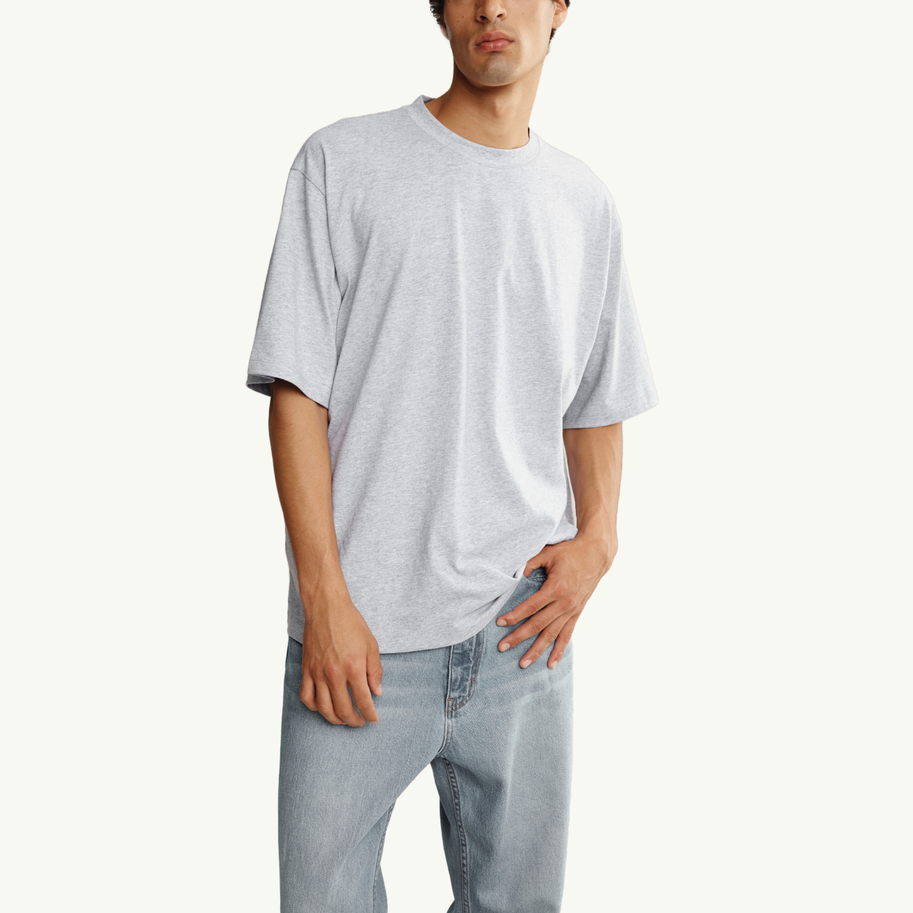 Gill Tee - Grey Marle