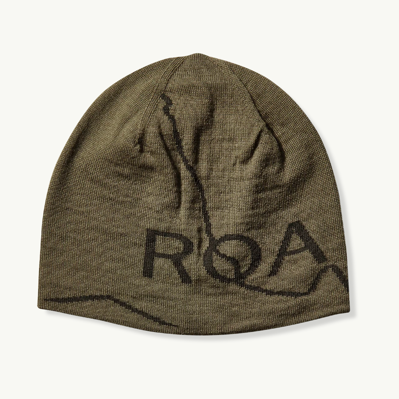 Logo Wool Beanie - Sage Green