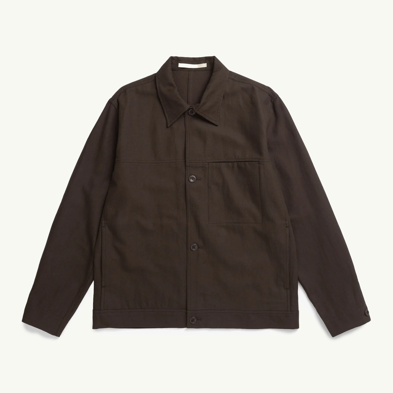 Arresskov Compact Cotton Overshirt - Delicioso Brown