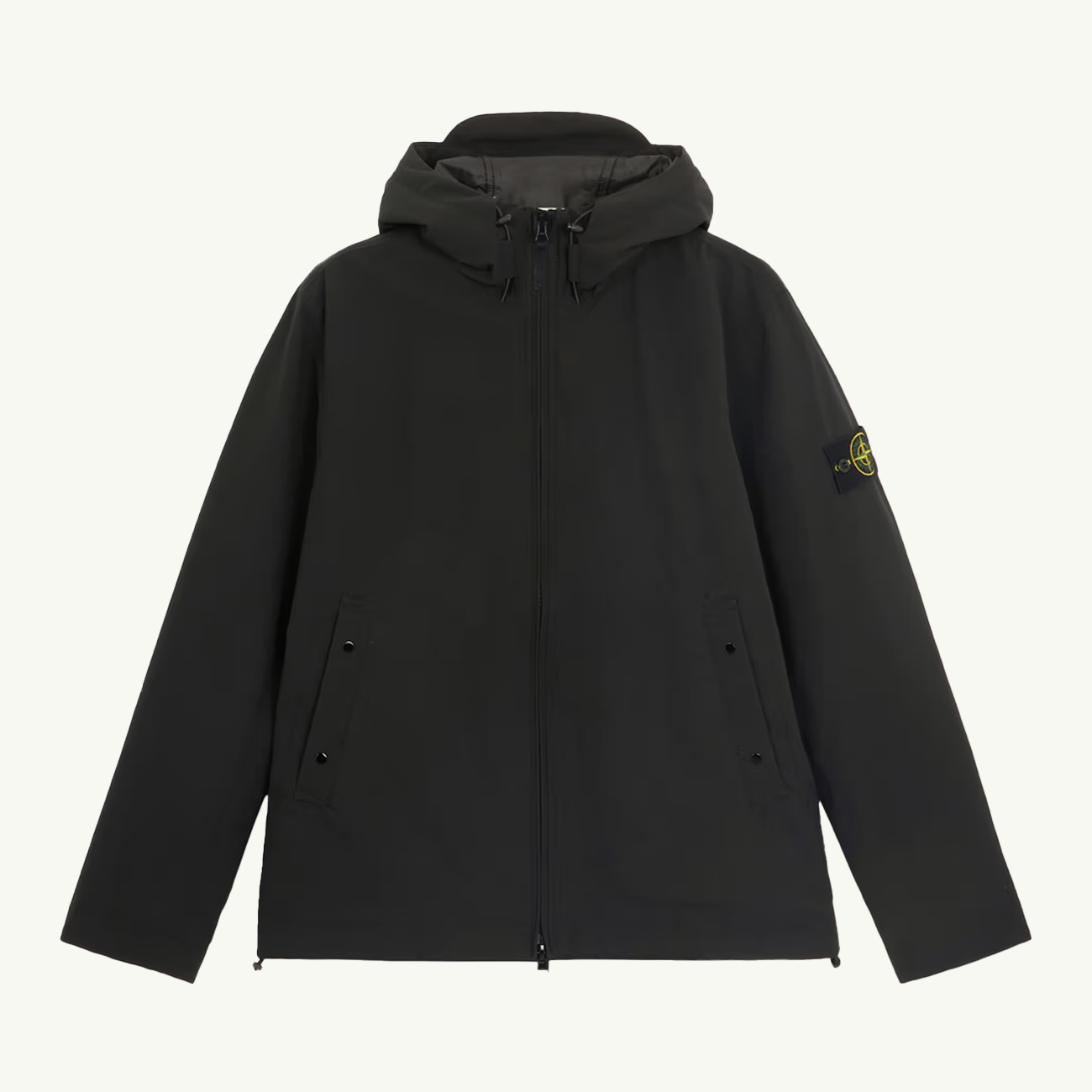 Jacket Patch Hooded Soft Shell Primaloft - Black 2981