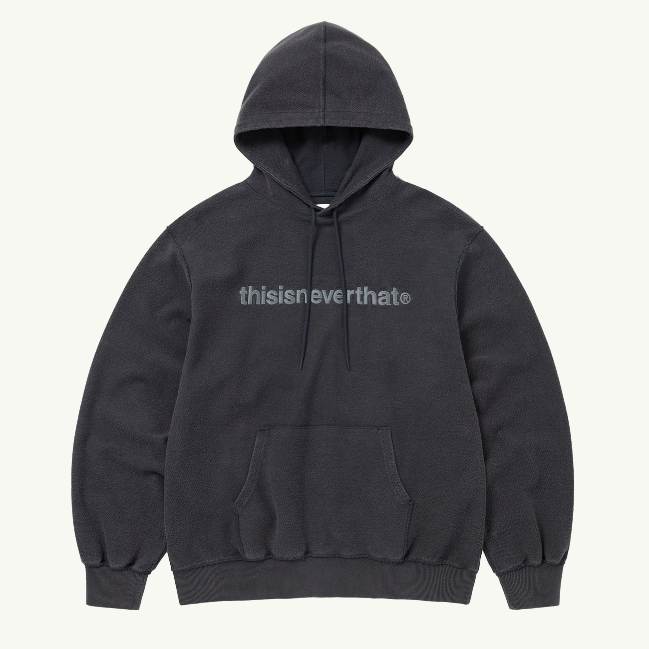 T-Logo Hoodie - Faded Navy