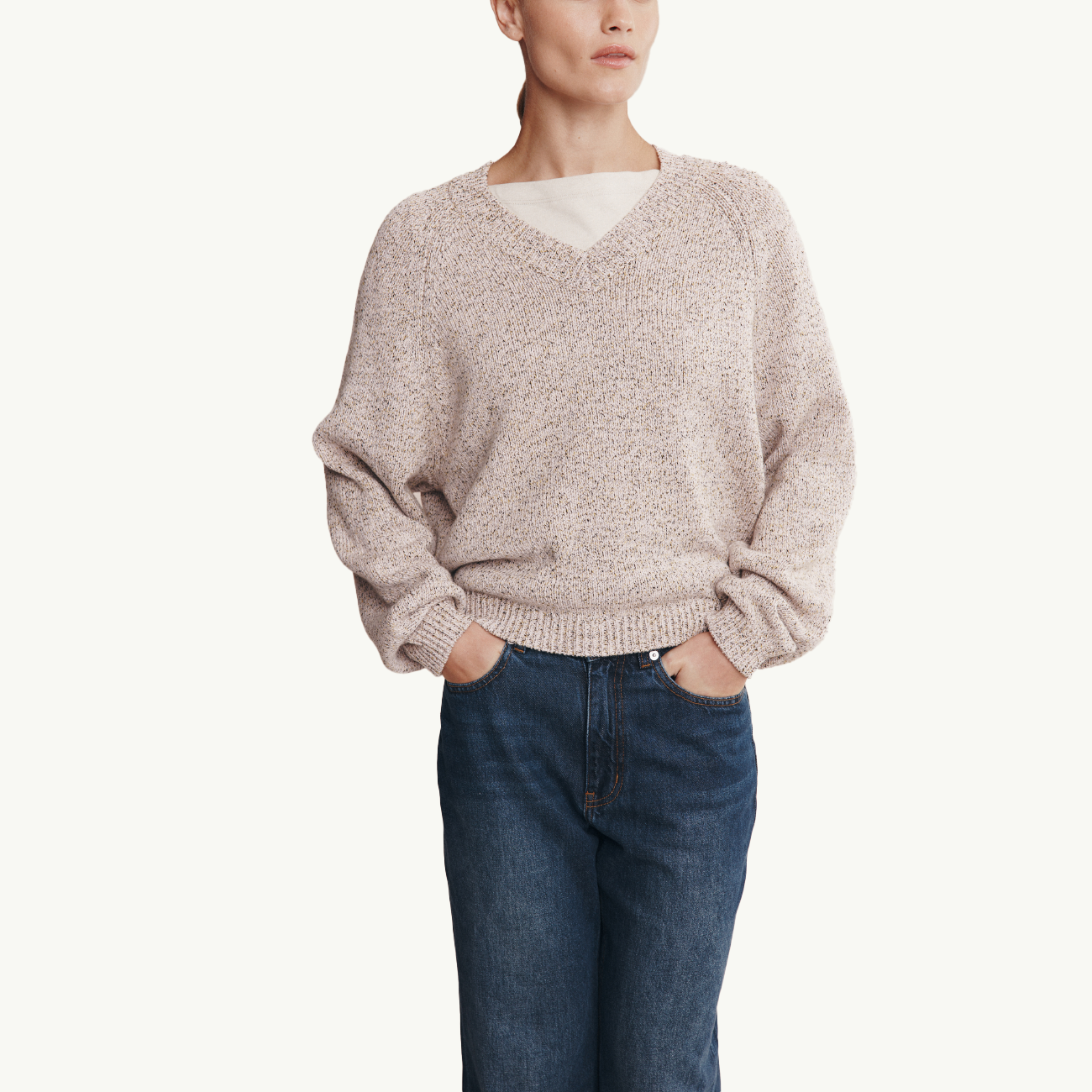 Moss Sweater - Fleur Speckle