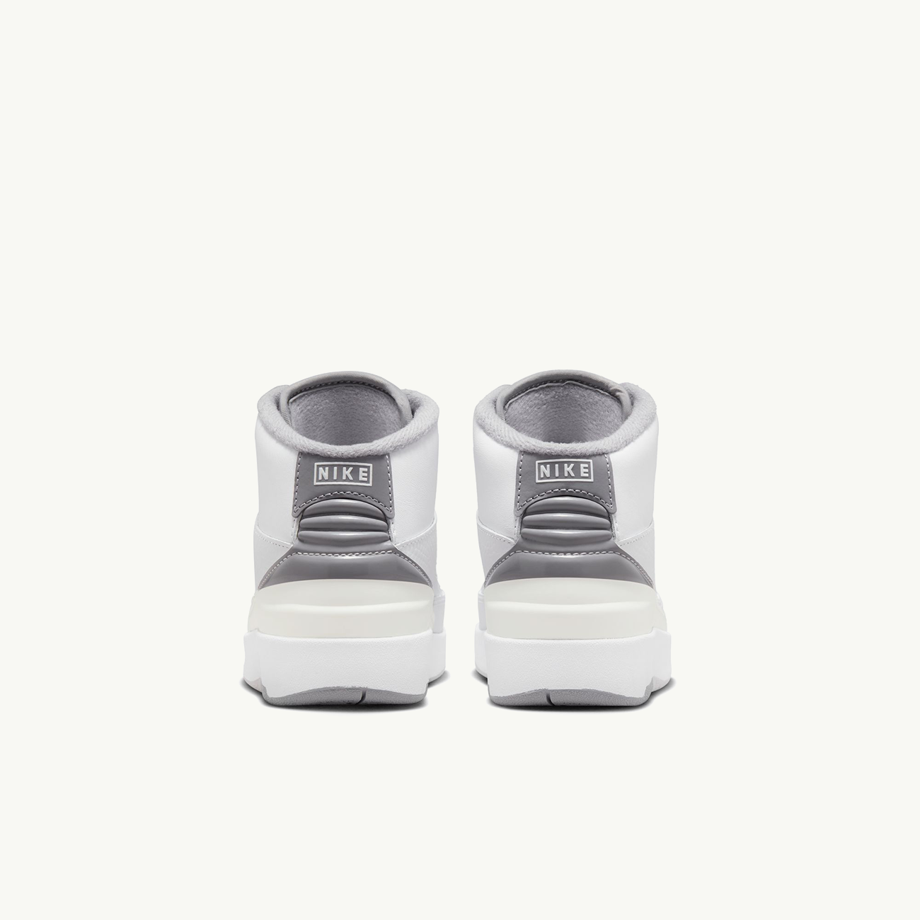 Jordan 2 Retro Preschool - White/Cement Grey/Sail/Black