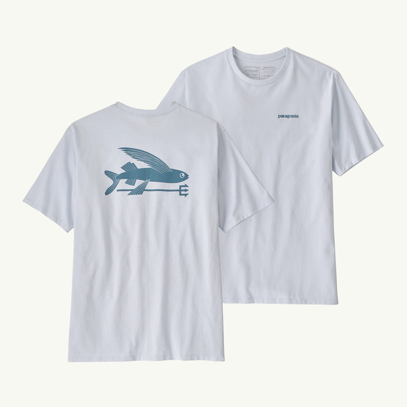 Flying Fish Responsibili-Tee - White